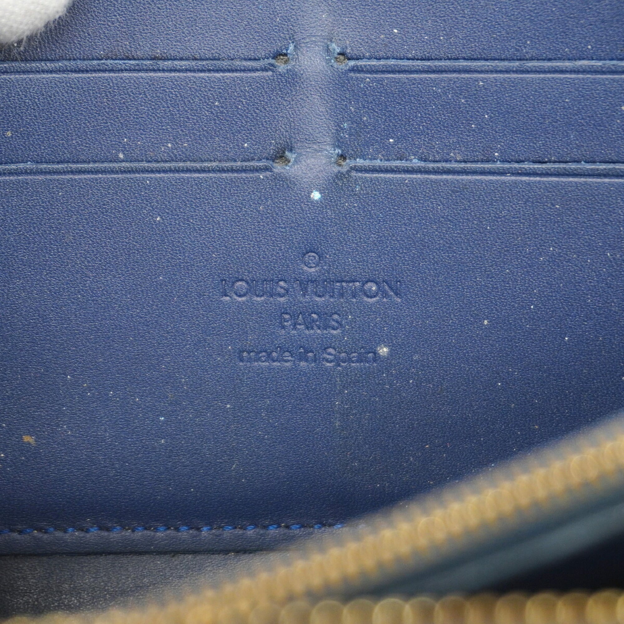 Louis Vuitton Grand Blue Long Wallet (Bi-Fold) (Pre-Owned)