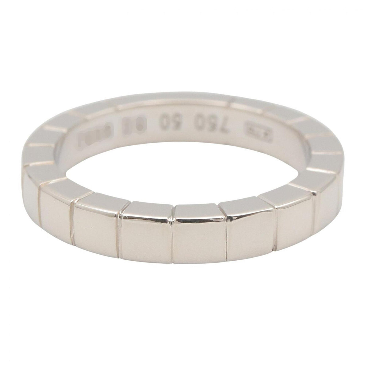 Cartier Lanieres Silver White Gold (18K) Band Ring (Pre-Owned)