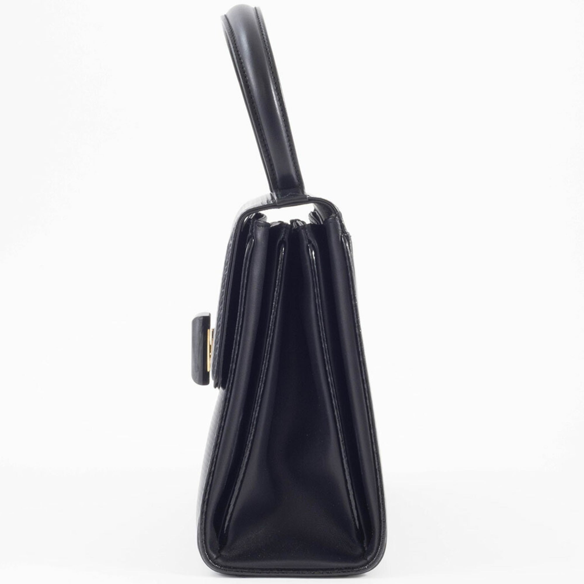 Gucci Black Leather Handbag (Pre-Owned)