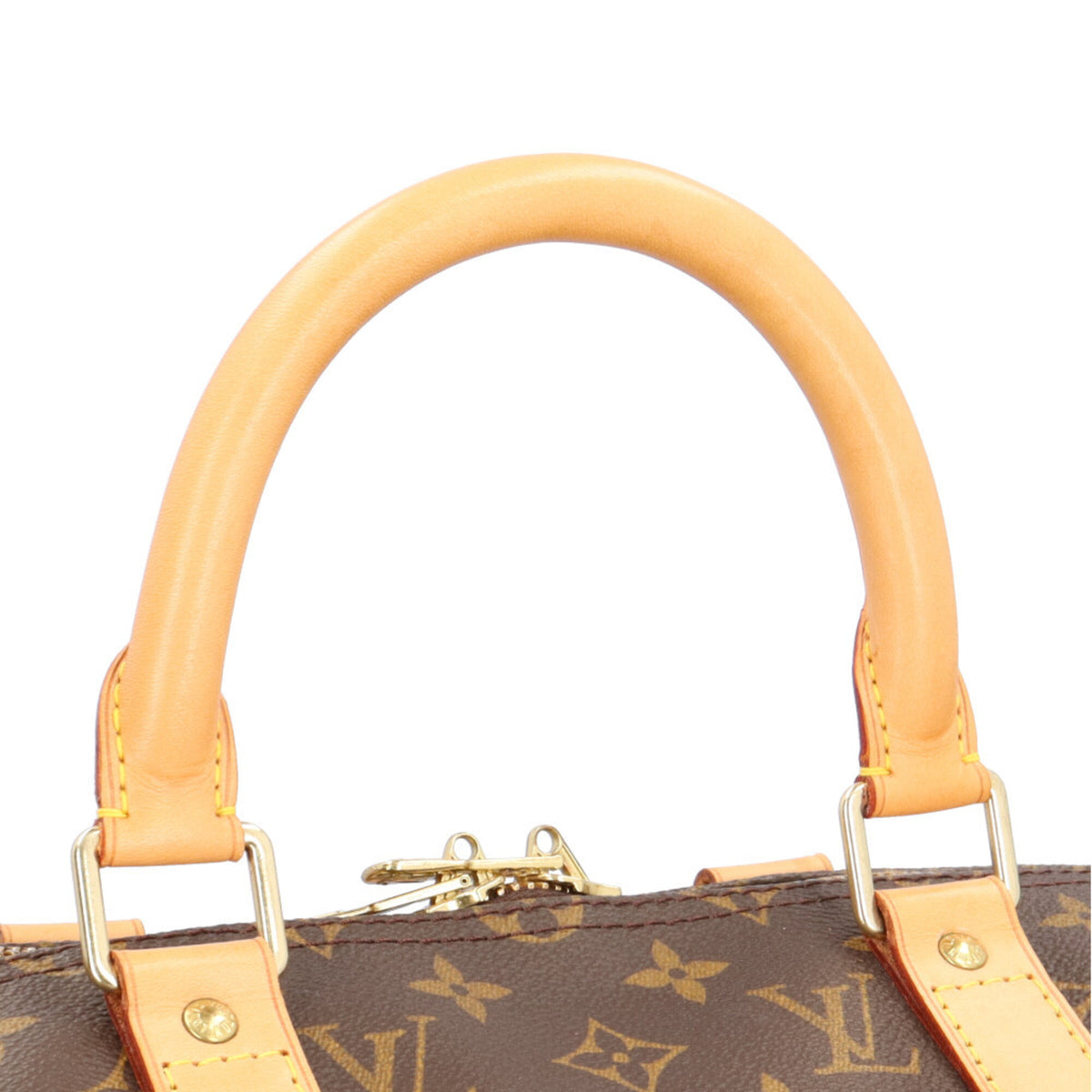 Louis Vuitton Brown Monogram Canvas Boston Bag Handbag (Pre-Owned)