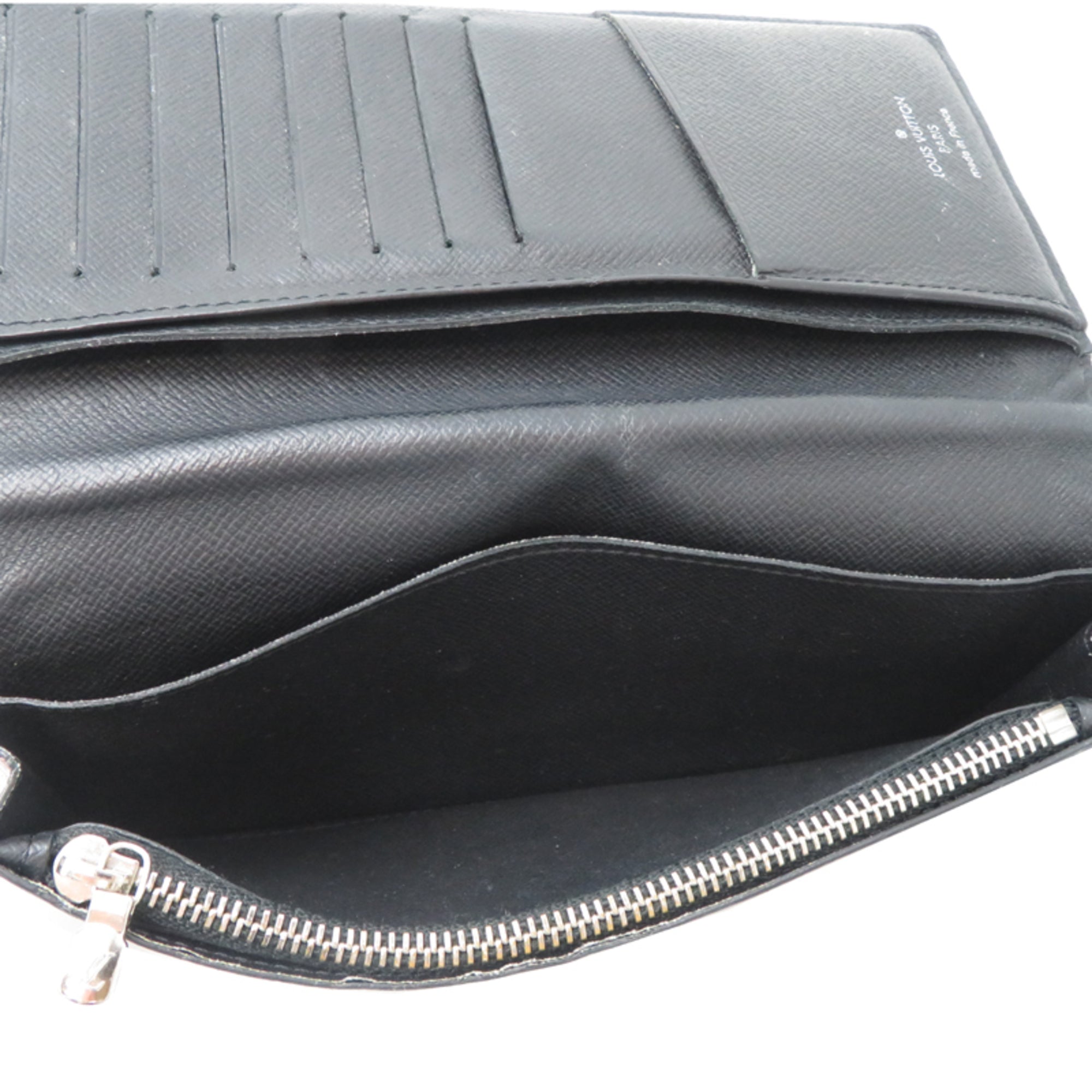 Louis Vuitton Black Damier Graphite Long Wallet (Bi-Fold) (Pre-Owned)