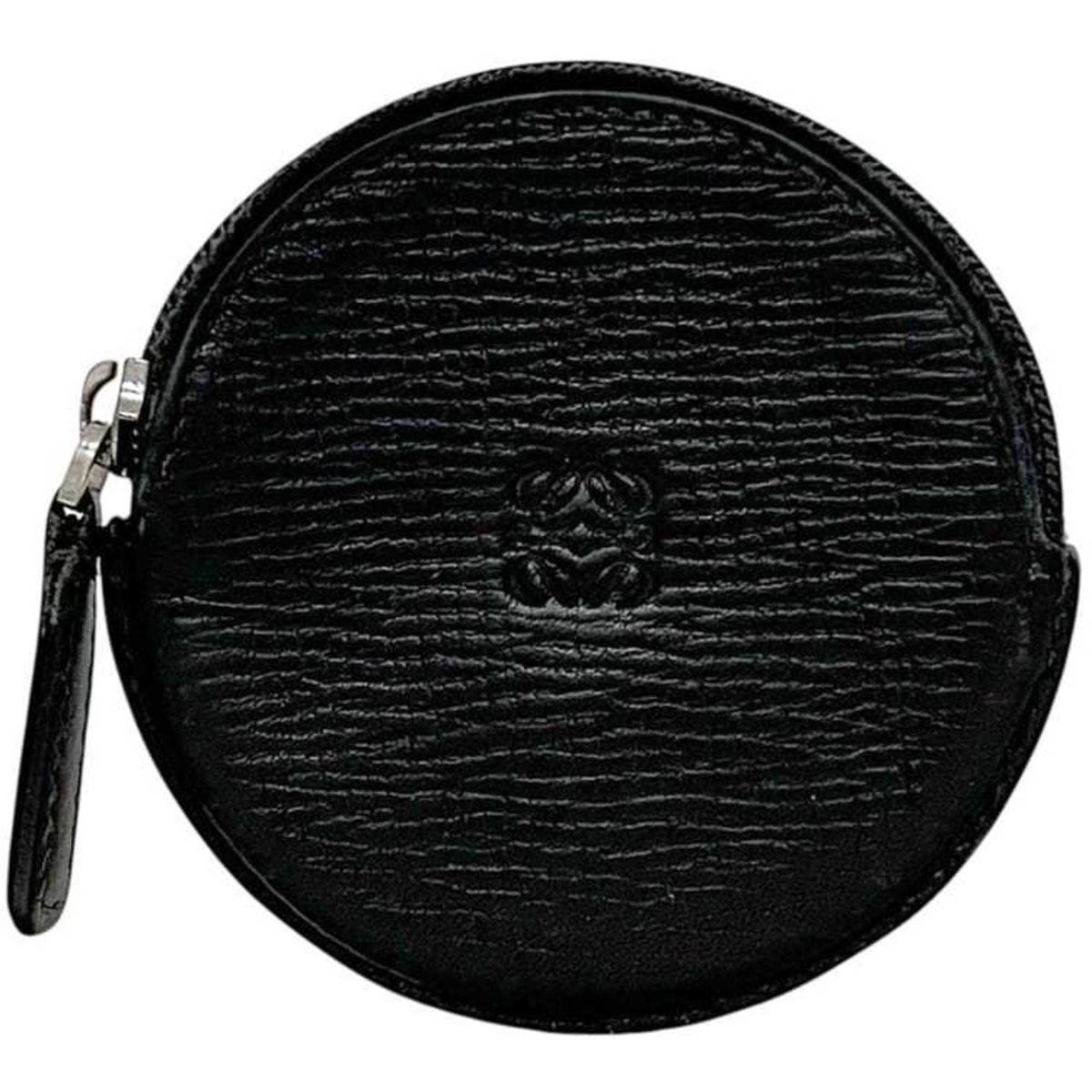 Loewe Black Leather Coin Purse/Coin Case (Pre-Owned)