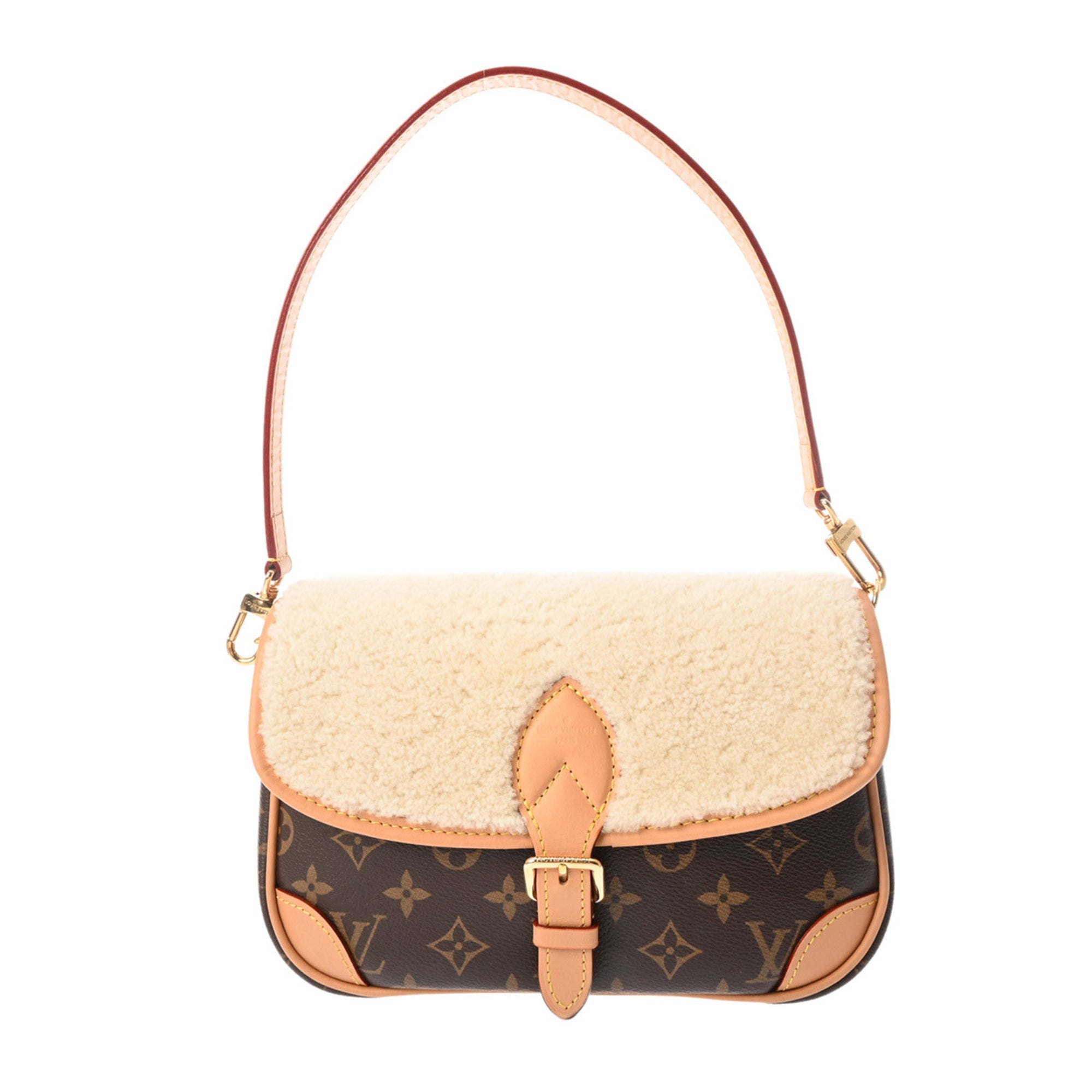 Louis Vuitton Brown Monogram Canvas Shoulder Bag (Pre-Owned)