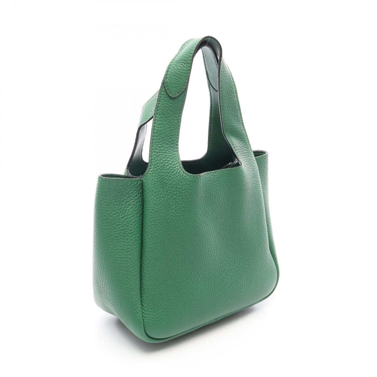 Prada Green Leather Handbag (Pre-Owned)