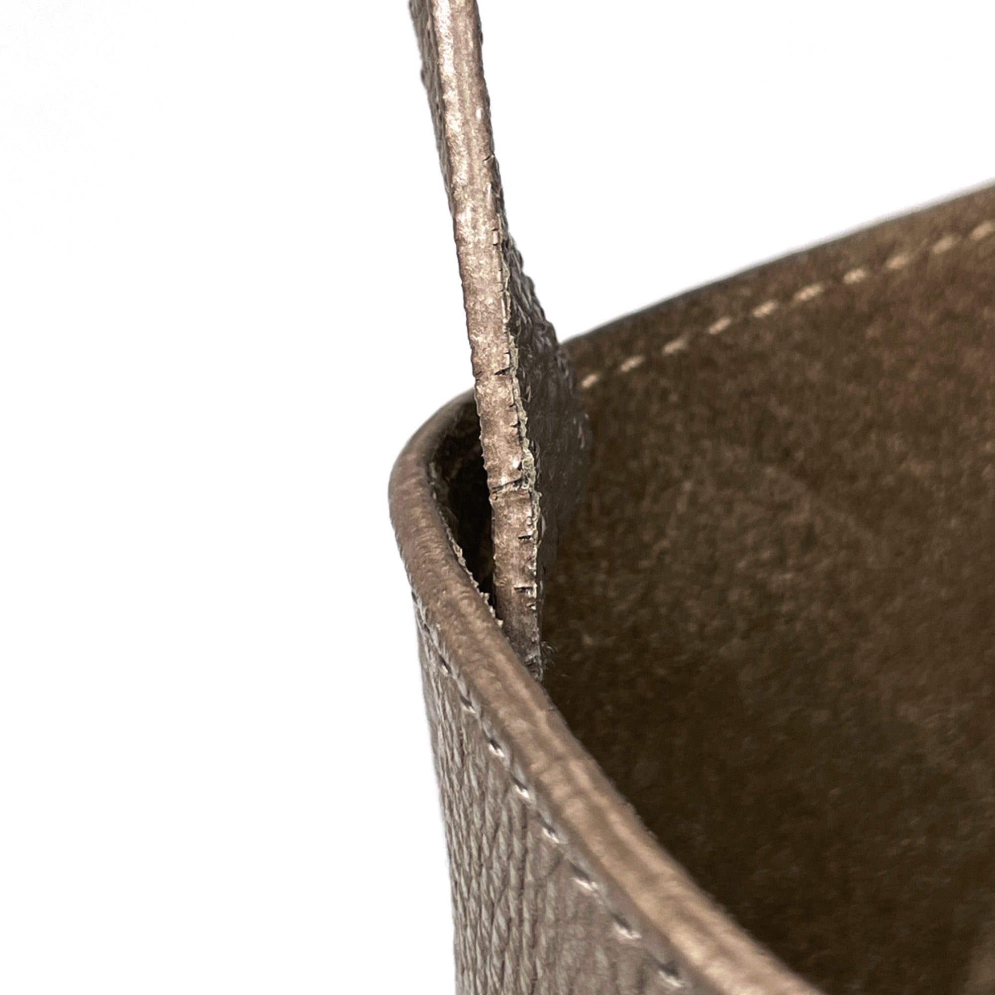 Celine Grayish Leather Tote Bag (Pre-Owned)