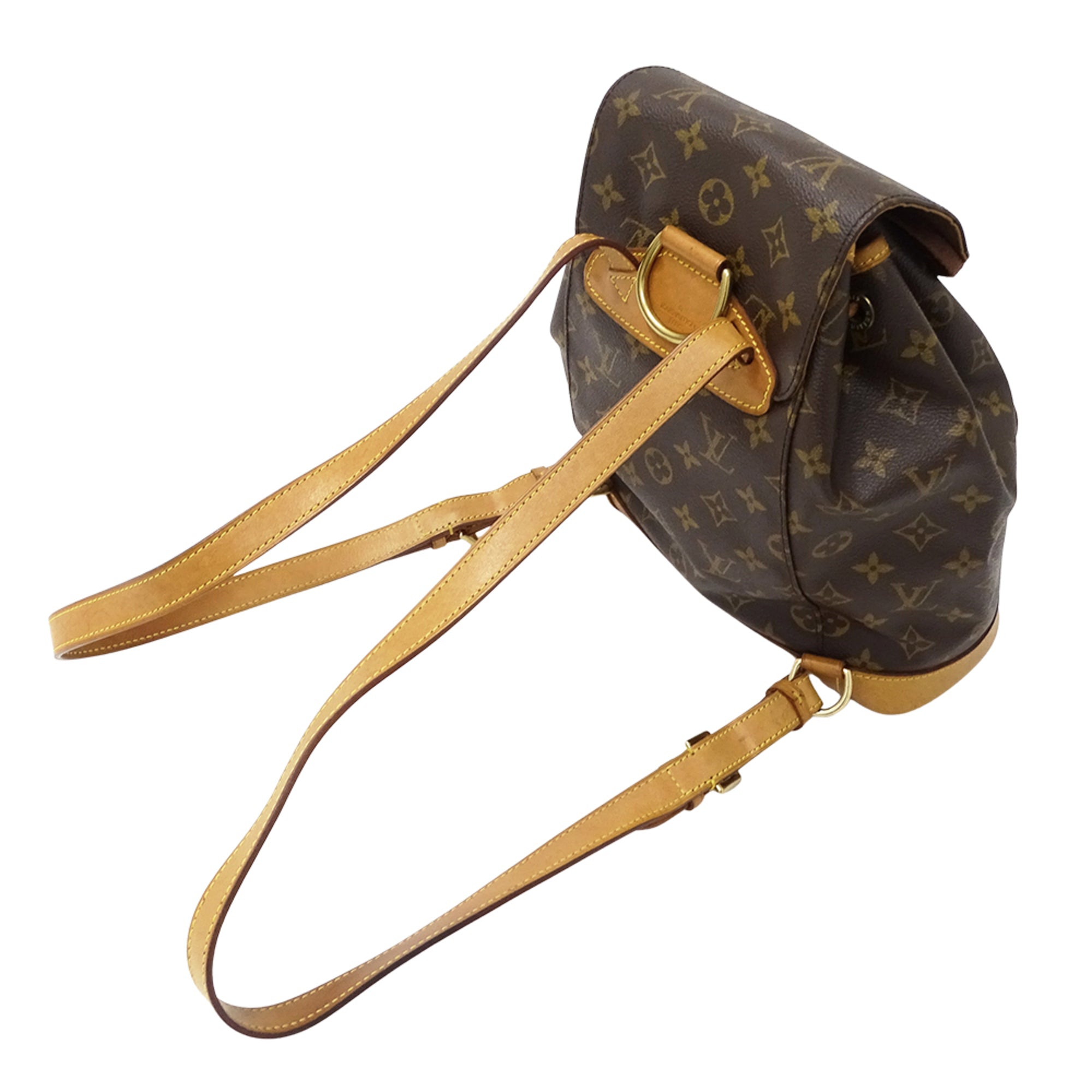 Louis Vuitton Brown Monogram Canvas Handbag (Pre-Owned)