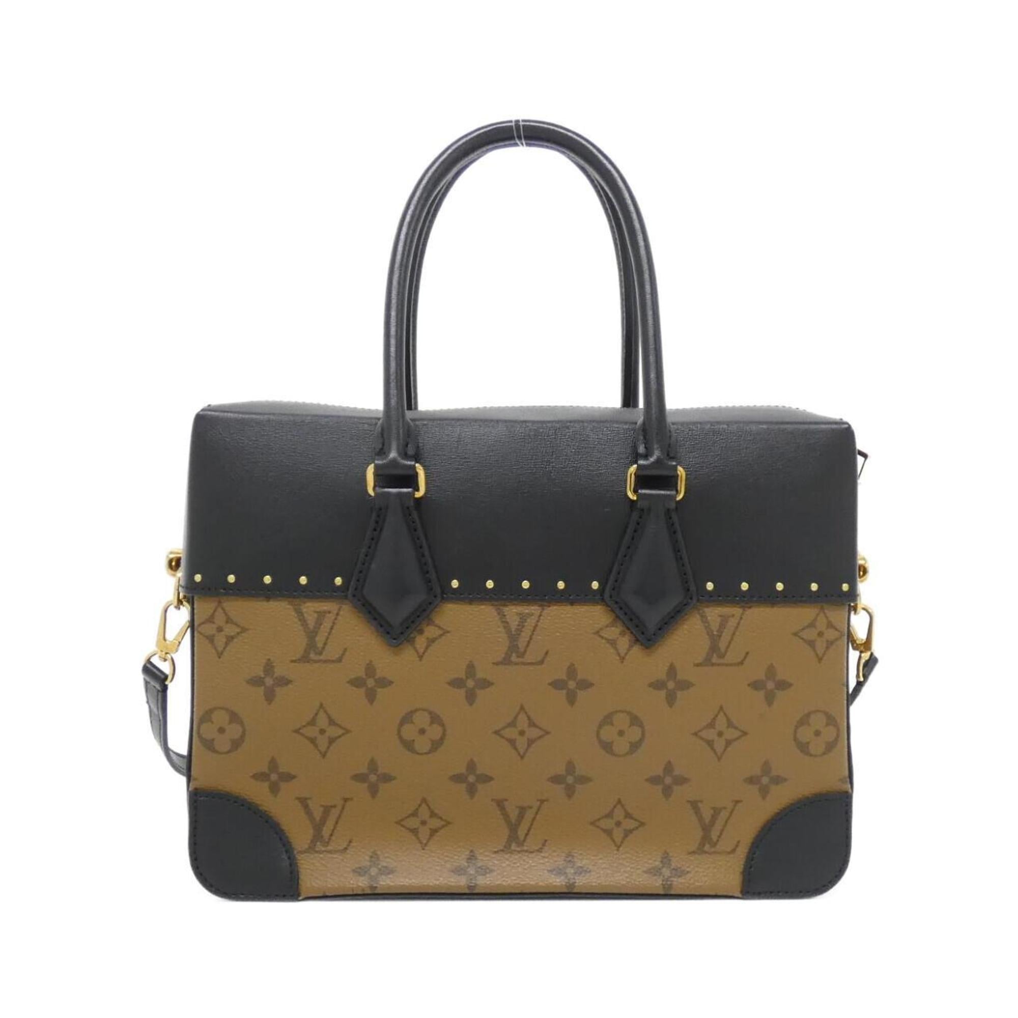 Louis Vuitton Brown Coated Canvas Handbag (Pre-Owned)