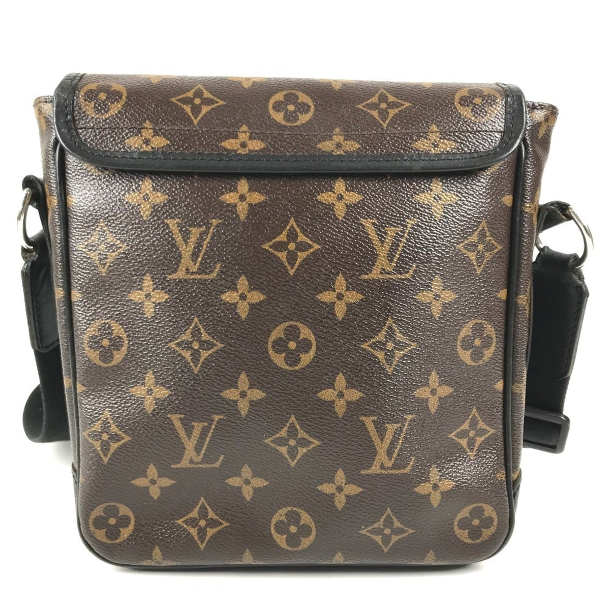 Louis Vuitton Black Brown Monogram Canvas Pochette Shoulder Bag (Pre-Owned)