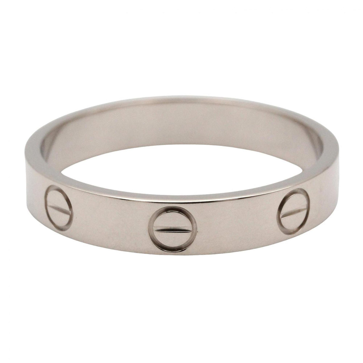 Cartier Silver White Gold (18K) Band Ring (Pre-Owned)
