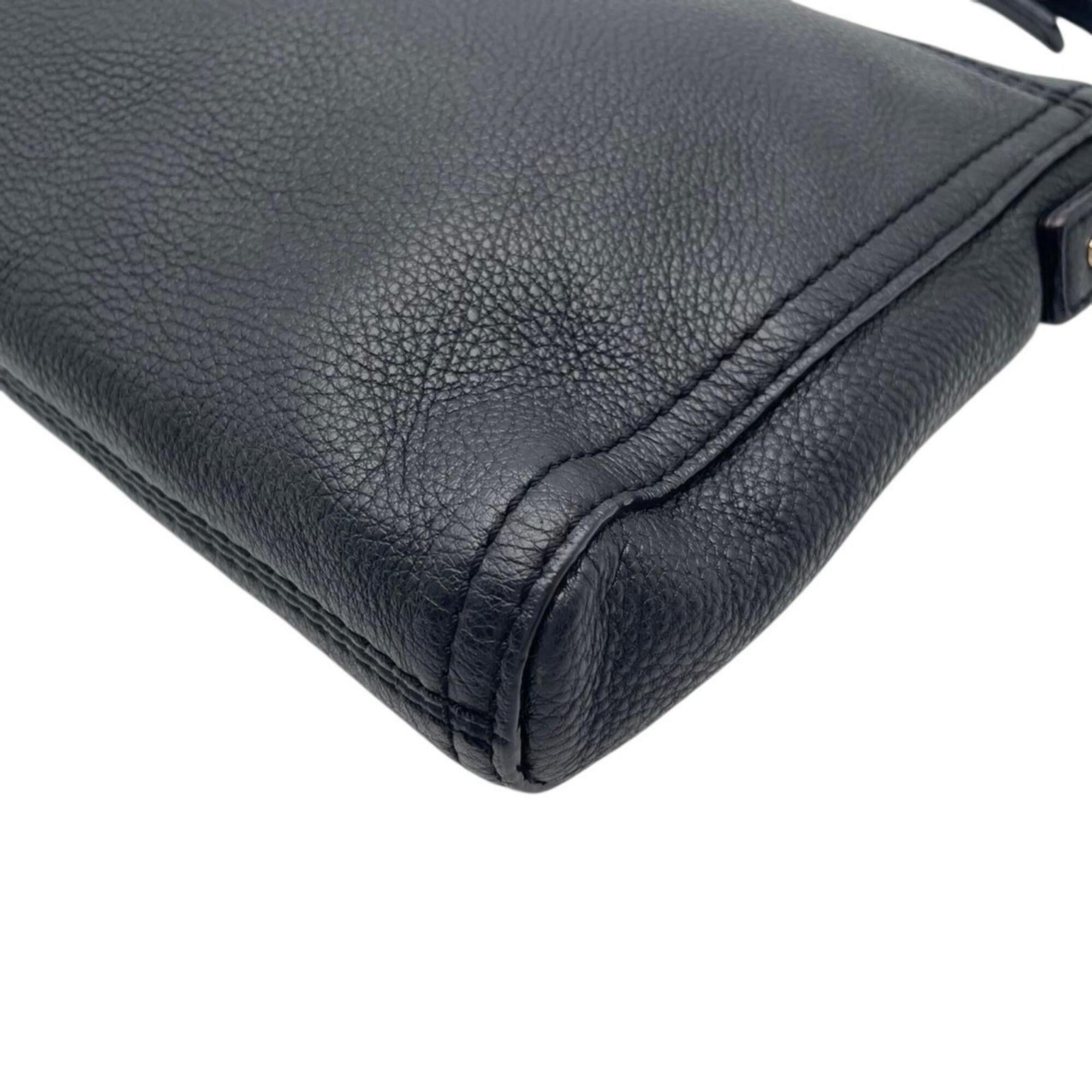 Kate Spade Black Leather Shoulder Bag (Pre-Owned)