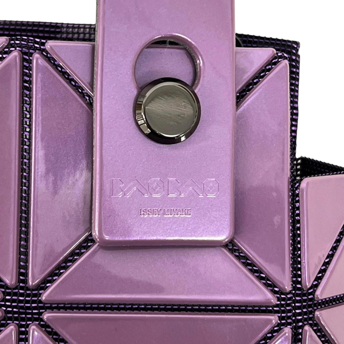 Issey Miyake Purple Polyester Nylon Handbag (Pre-Owned)