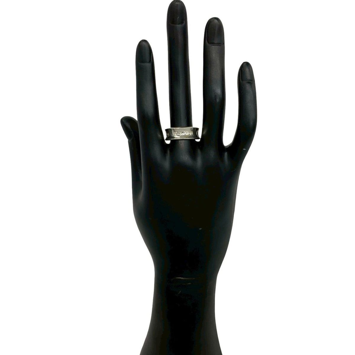 Tiffany Silver Silver 925 Band Ring (Pre-Owned)