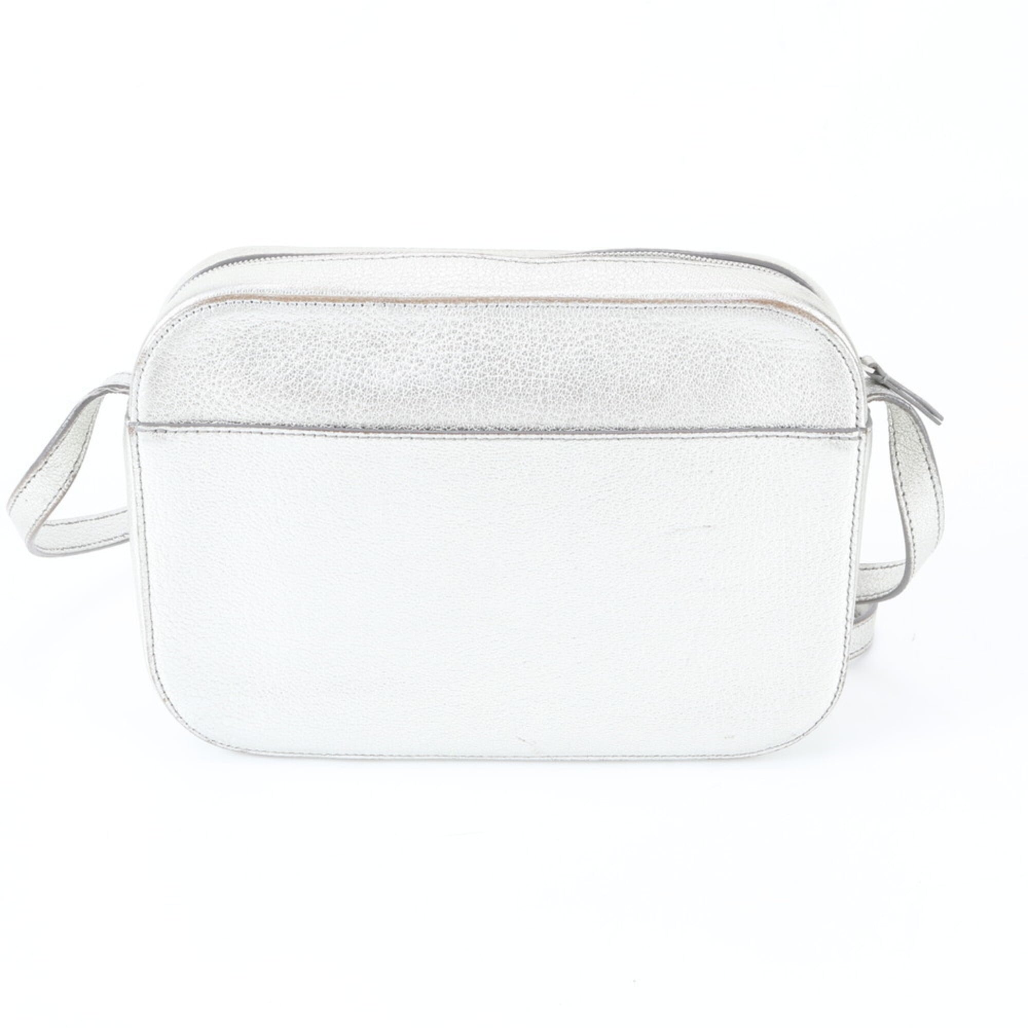 Balenciaga Silver Leather Shoulder Bag (Pre-Owned)