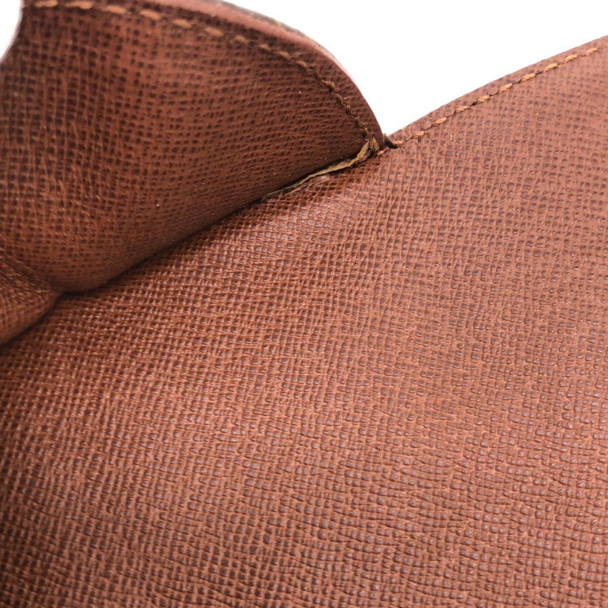 Louis Vuitton Marron Monogram Coated Canvas Shoulder Bag (Pre-Owned)