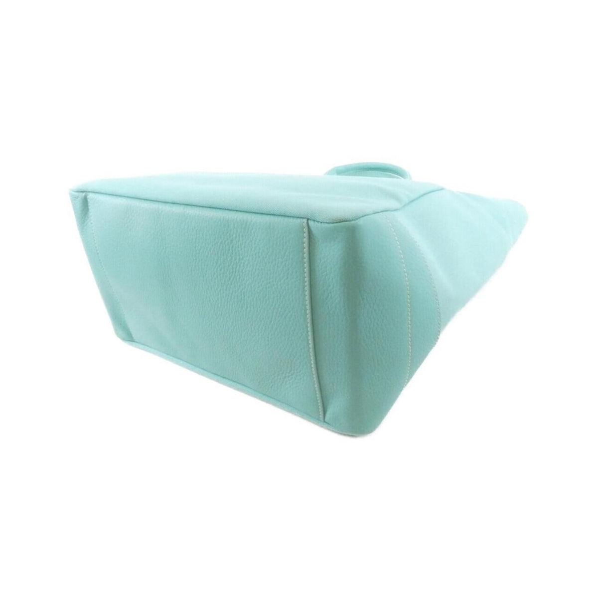 Tiffany Tiffany Blue Canvas Leather Handbag (Pre-Owned)