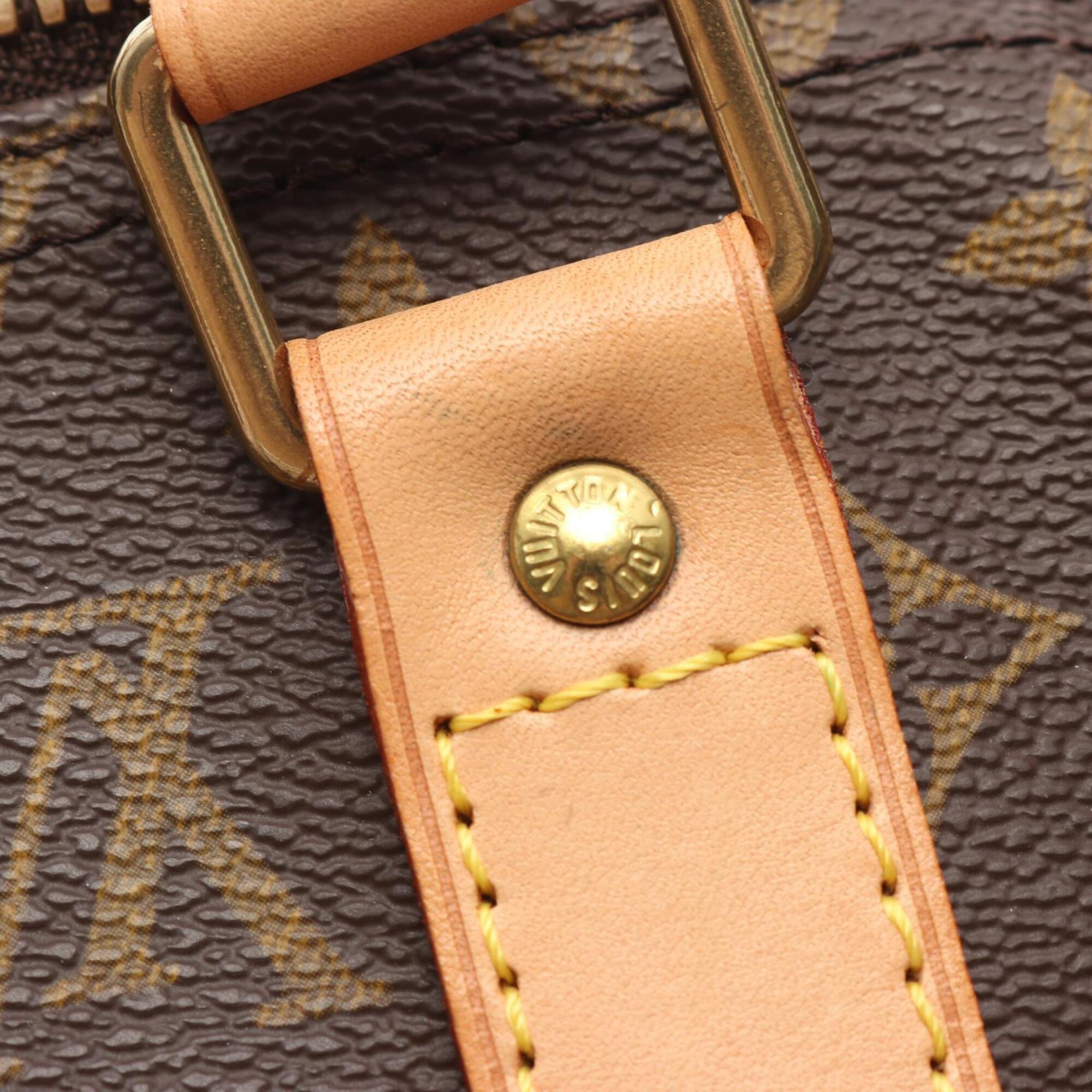 Louis Vuitton Brown Monogram Coated Canvas Boston Bag Handbag (Pre-Owned)