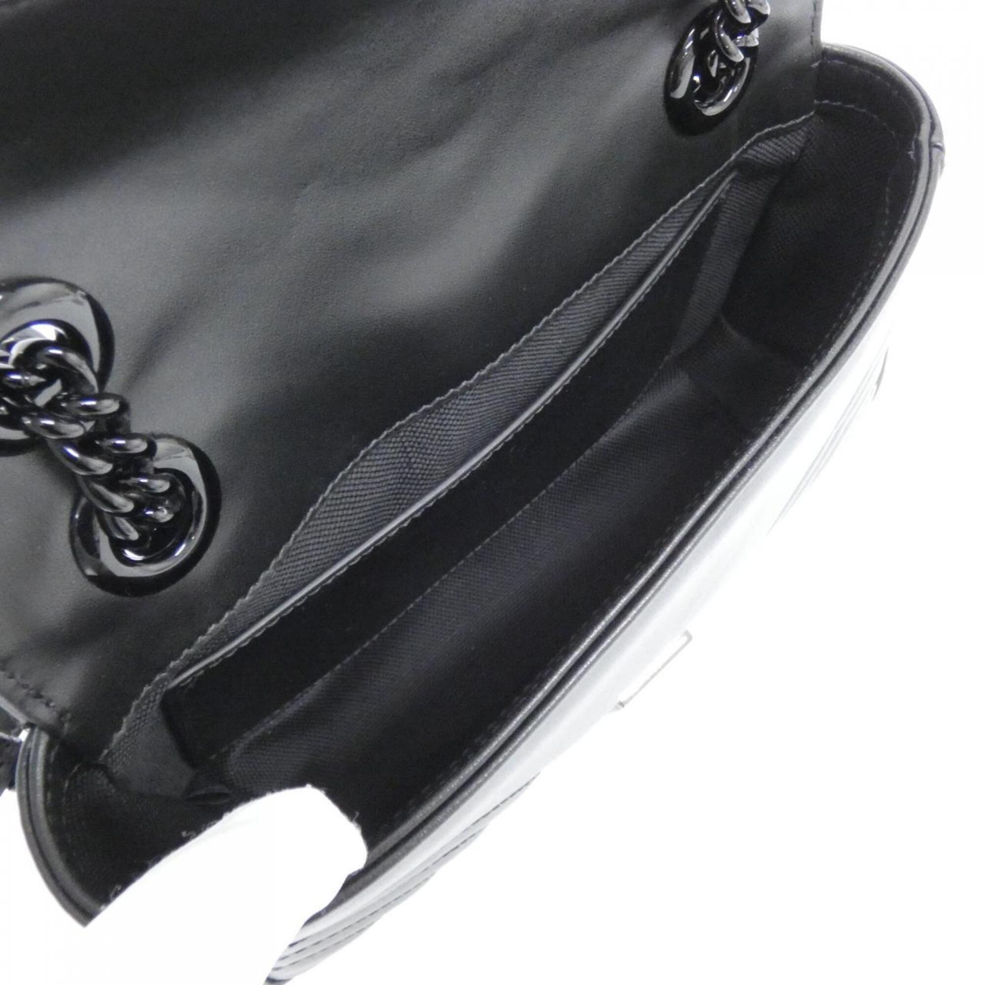 Gucci Black Quilting Leather Shoulder Bag (Pre-Owned)