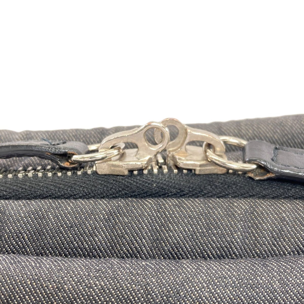Chanel Denim Gray Denim Tote Bag (Pre-Owned)