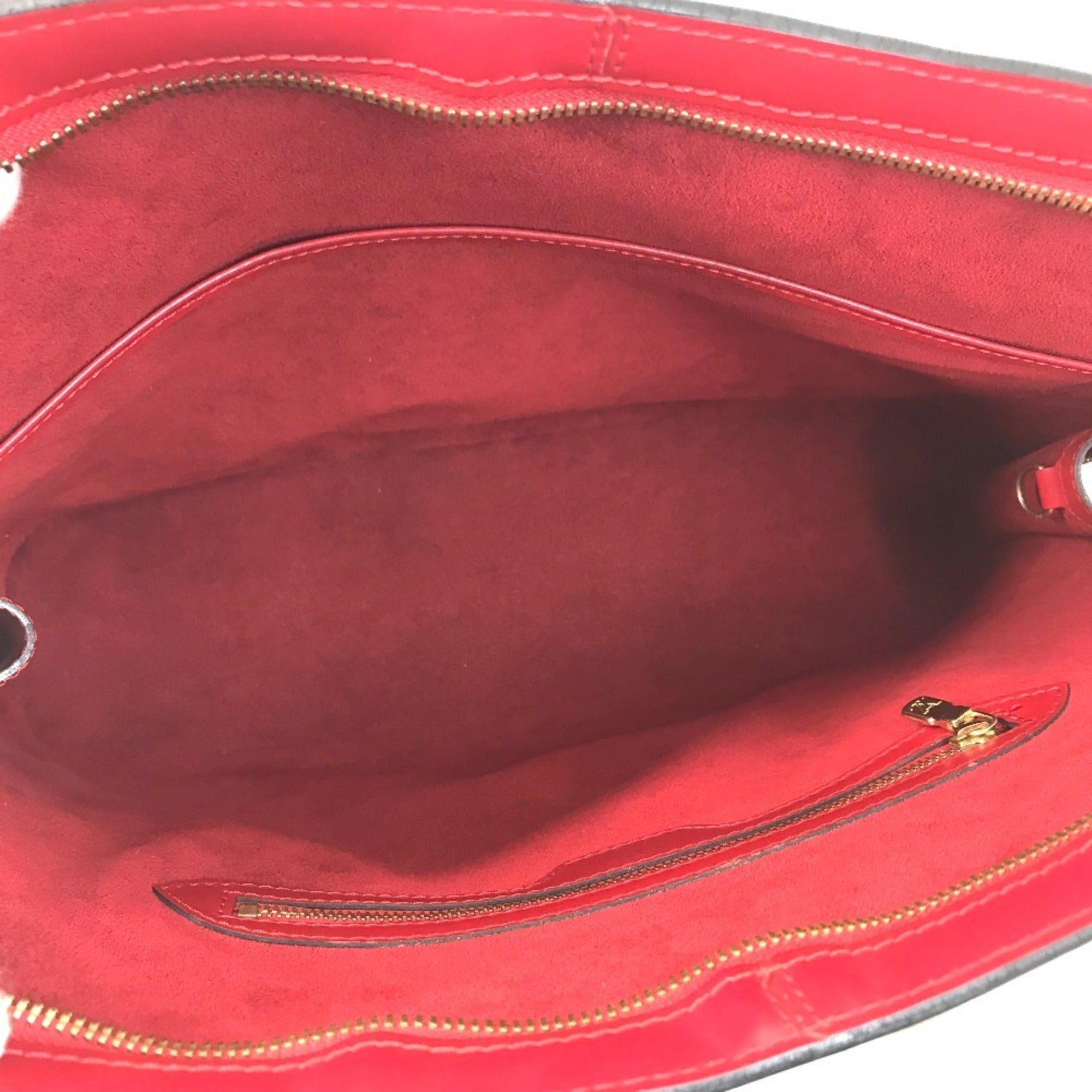Louis Vuitton Castilian Red Red Color Epi Leather Shoulder Bag (Pre-Owned)