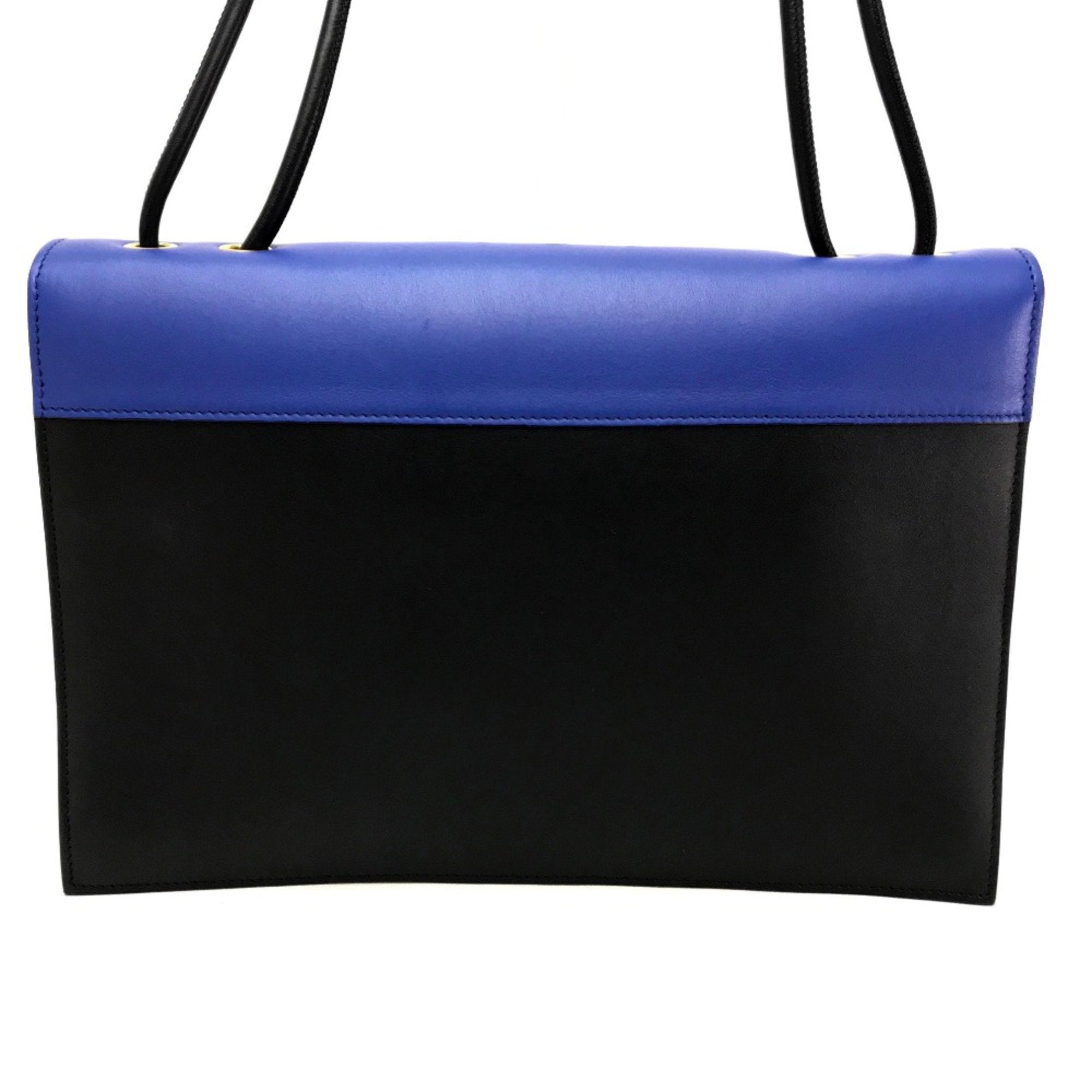 Celine Blue Leather Clutch Bag (Pre-Owned)