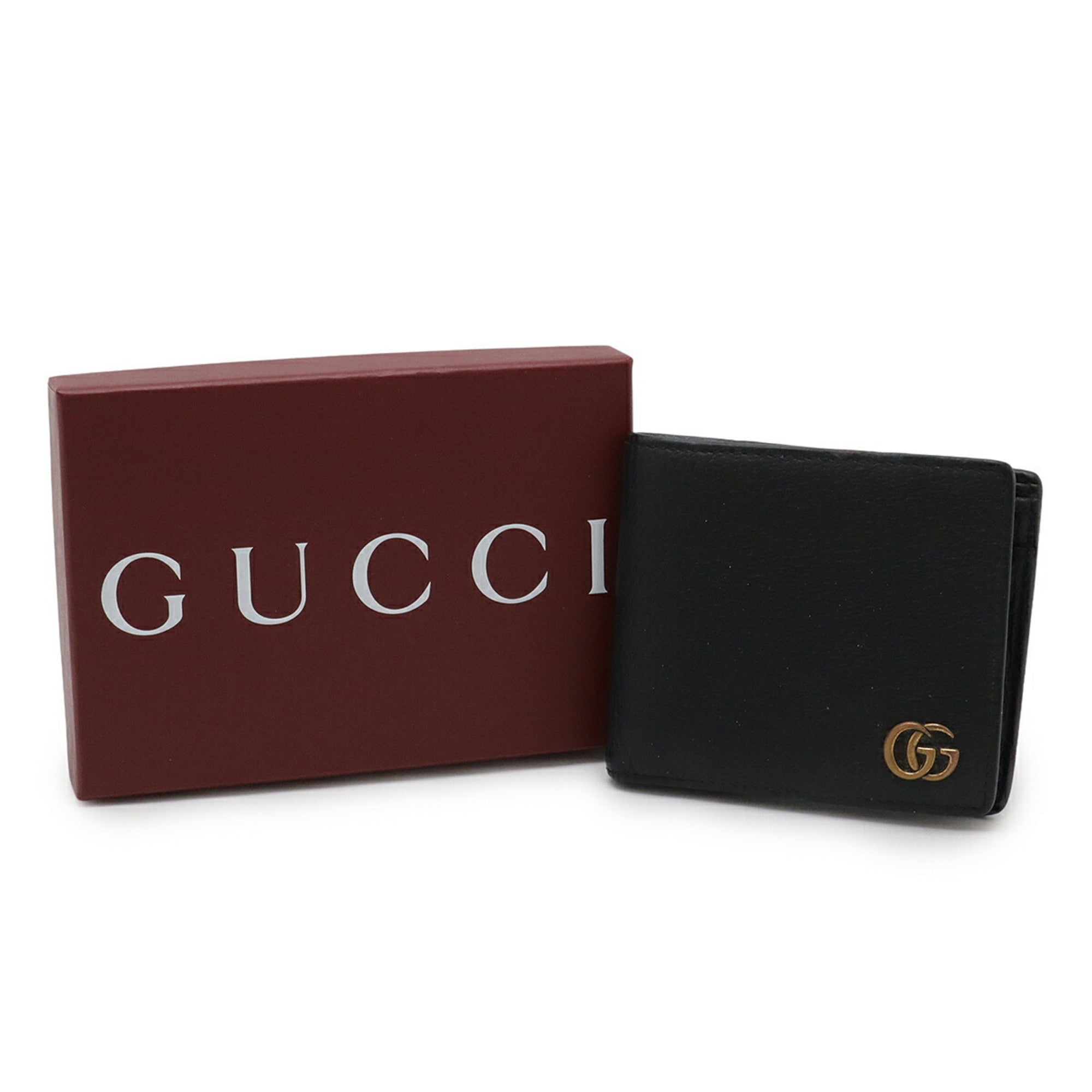 Gucci Black Leather Wallet (Bi-Fold) (Pre-Owned)