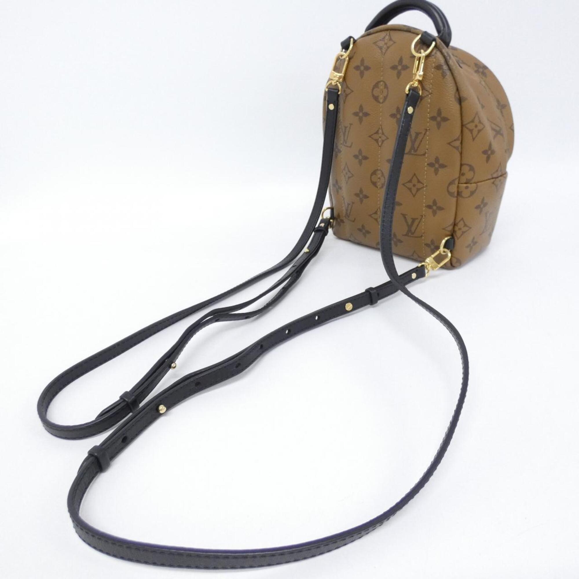 Louis Vuitton Marron Coated Canvas Backpack (Pre-Owned)