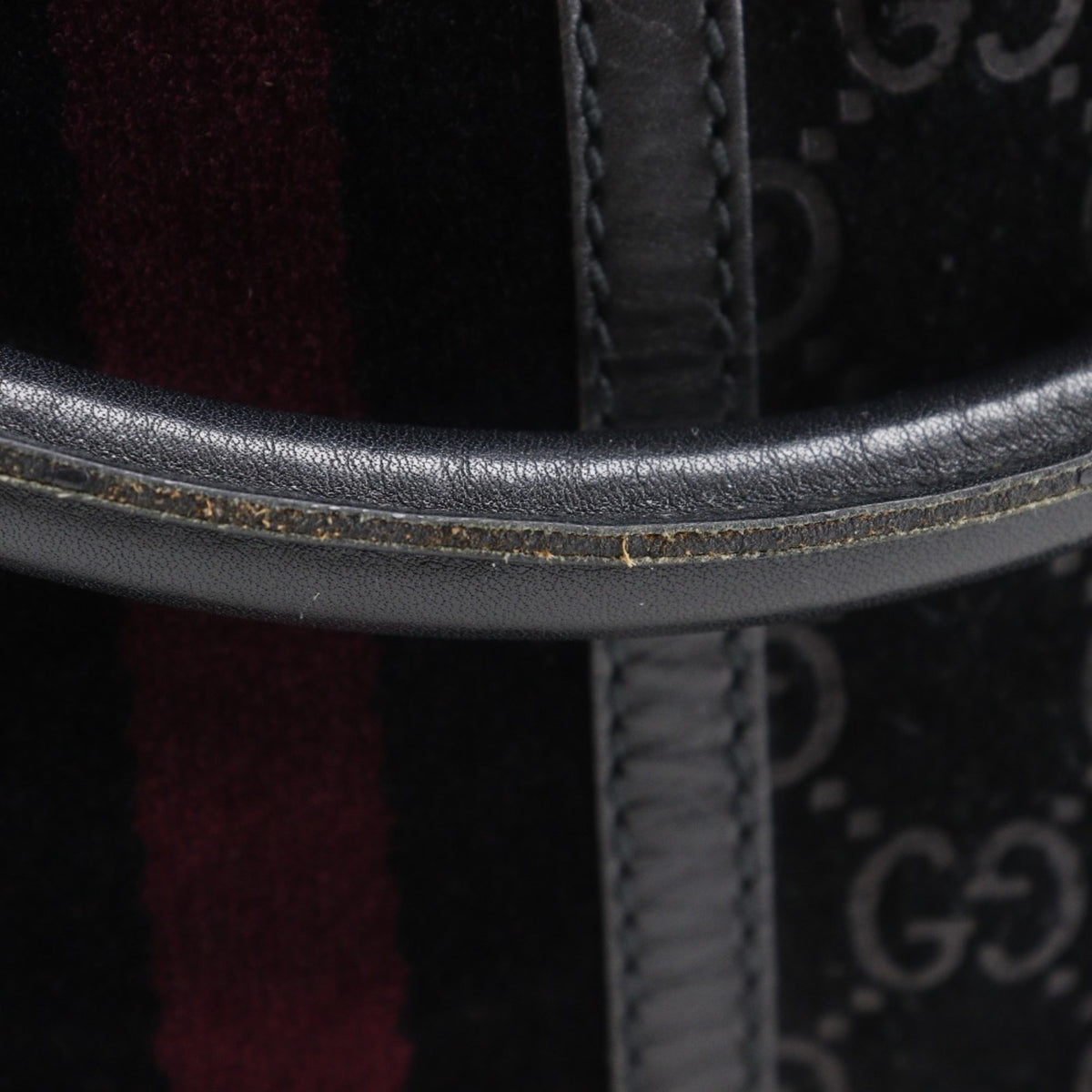 Gucci Black Suede Tote Bag (Pre-Owned)