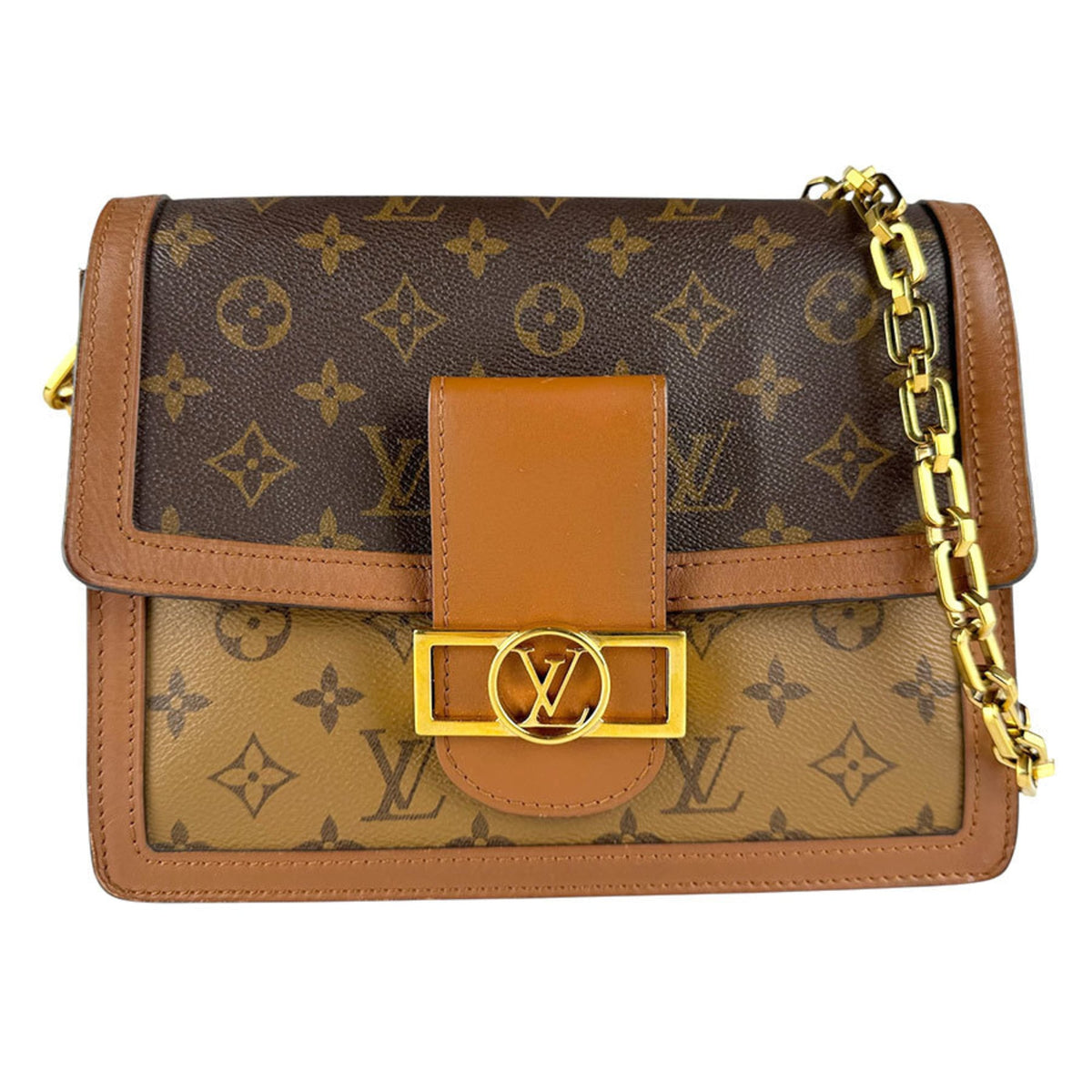 Louis Vuitton Brown Monogram Shoulder Bag (Pre-Owned)