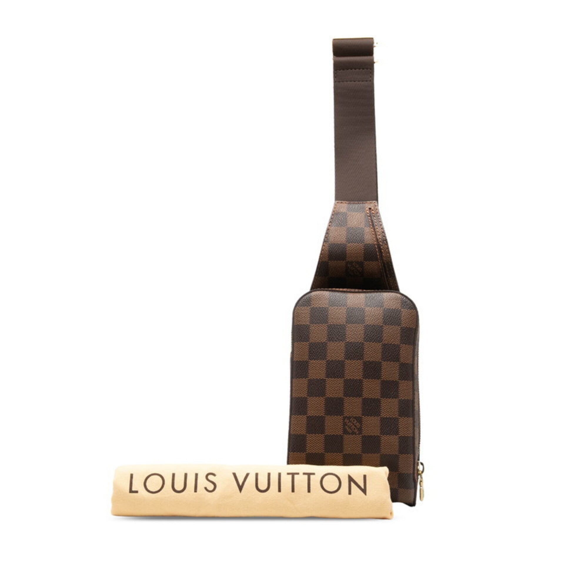 Louis Vuitton Damier Brown Pvc Shoulder Bag Sling Bag (Pre-Owned)