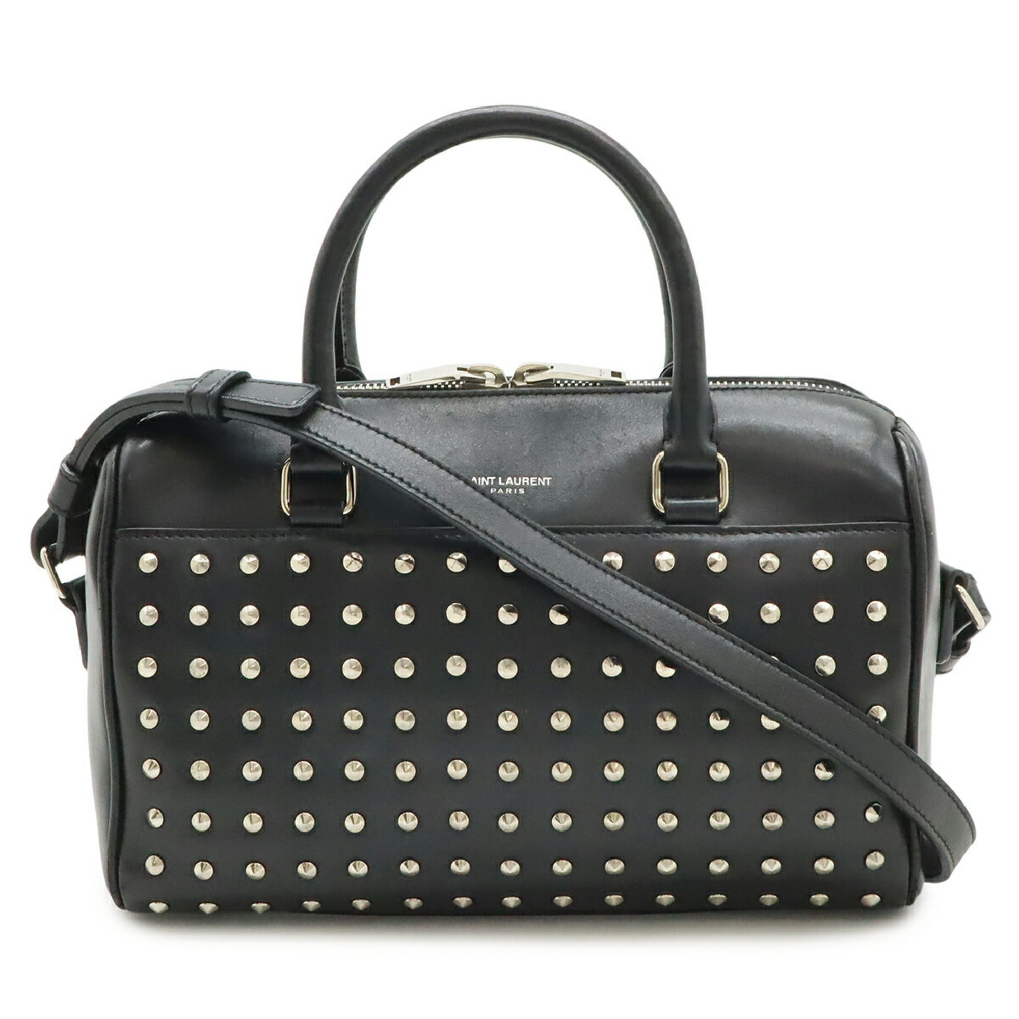 Yves Saint Laurent Black Leather Handbag (Pre-Owned)