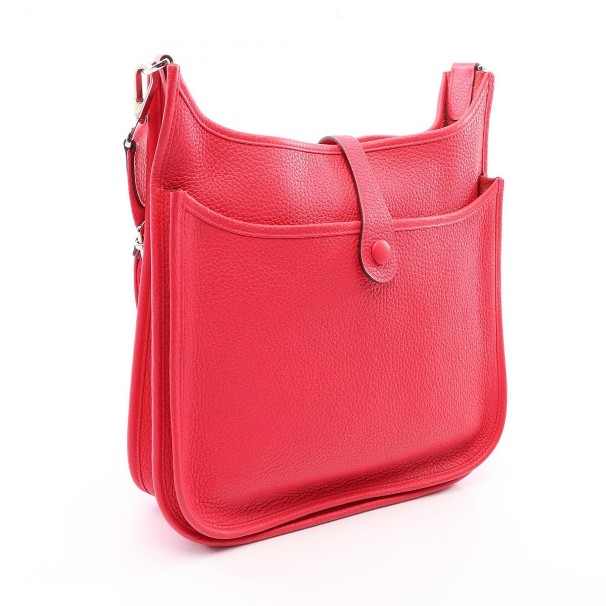 Hermes Pink Taurillon Clemence Leather Handbag Shoulder Bag (Pre-Owned)