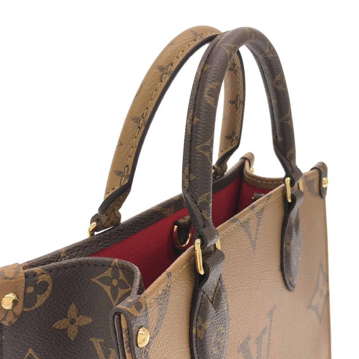 Louis Vuitton Marron Coated Canvas Handbag (Pre-Owned)