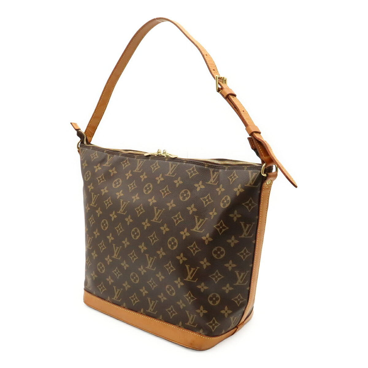 Louis Vuitton Brown Monogram Canvas Pvc Coated Canvas Shoulder Bag (Pre-Owned)