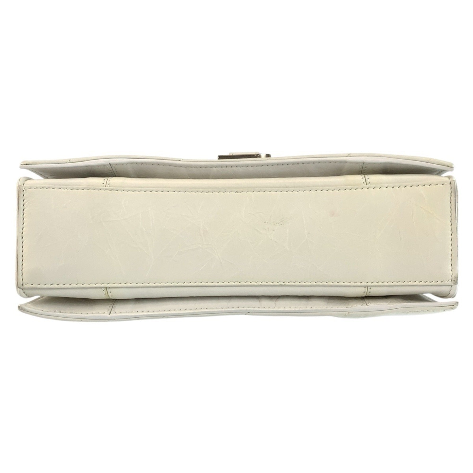 Balenciaga White Leather Shoulder Bag (Pre-Owned)