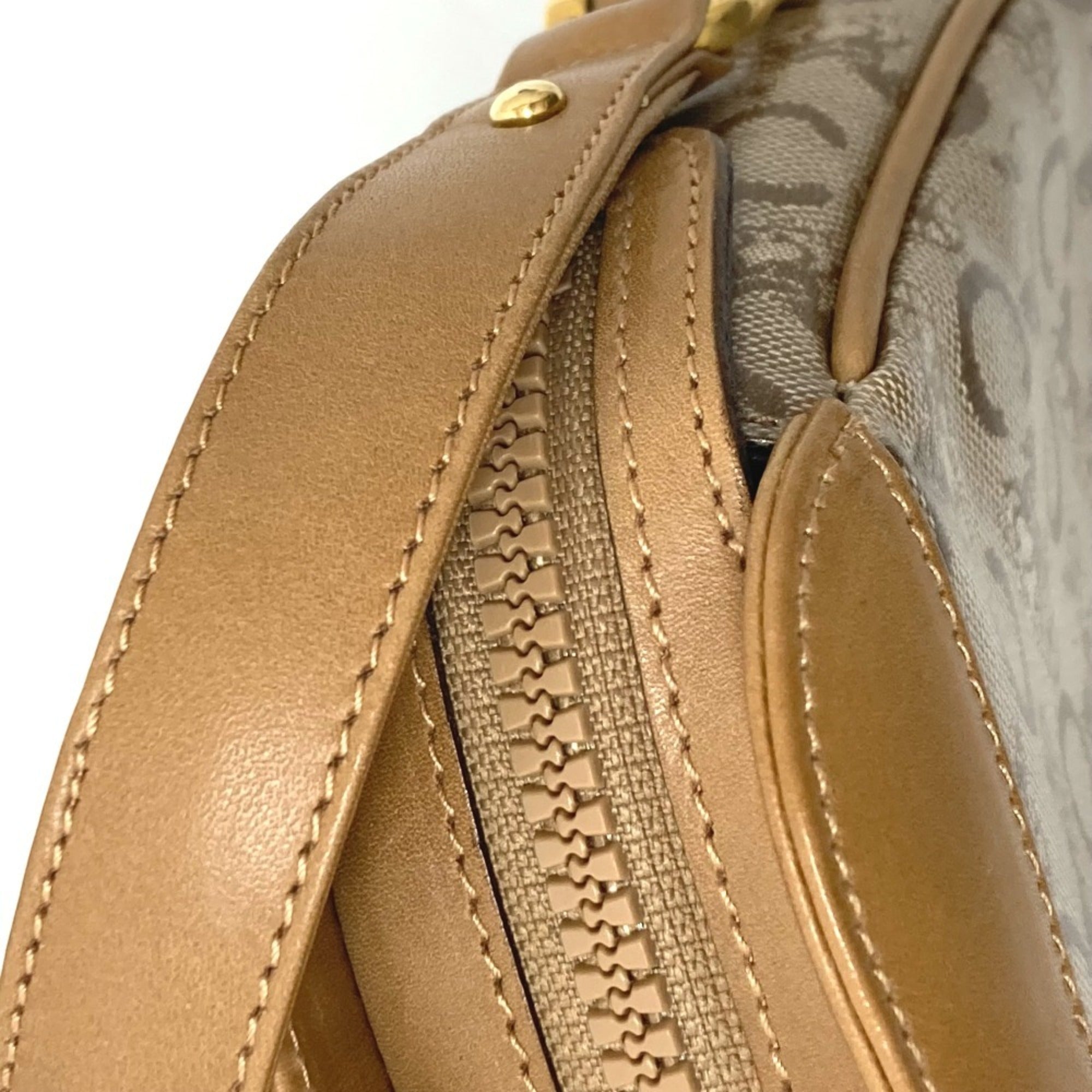 Celine Macadam Beige Pvc Leather Shoulder Bag (Pre-Owned)