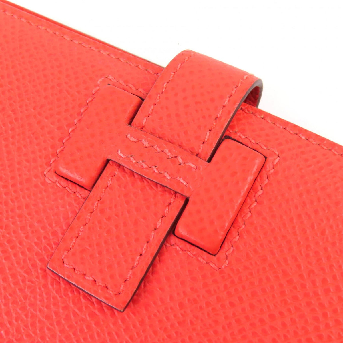 Hermes Orange Epsom Leather Wallet (Bi-Fold) (Pre-Owned)