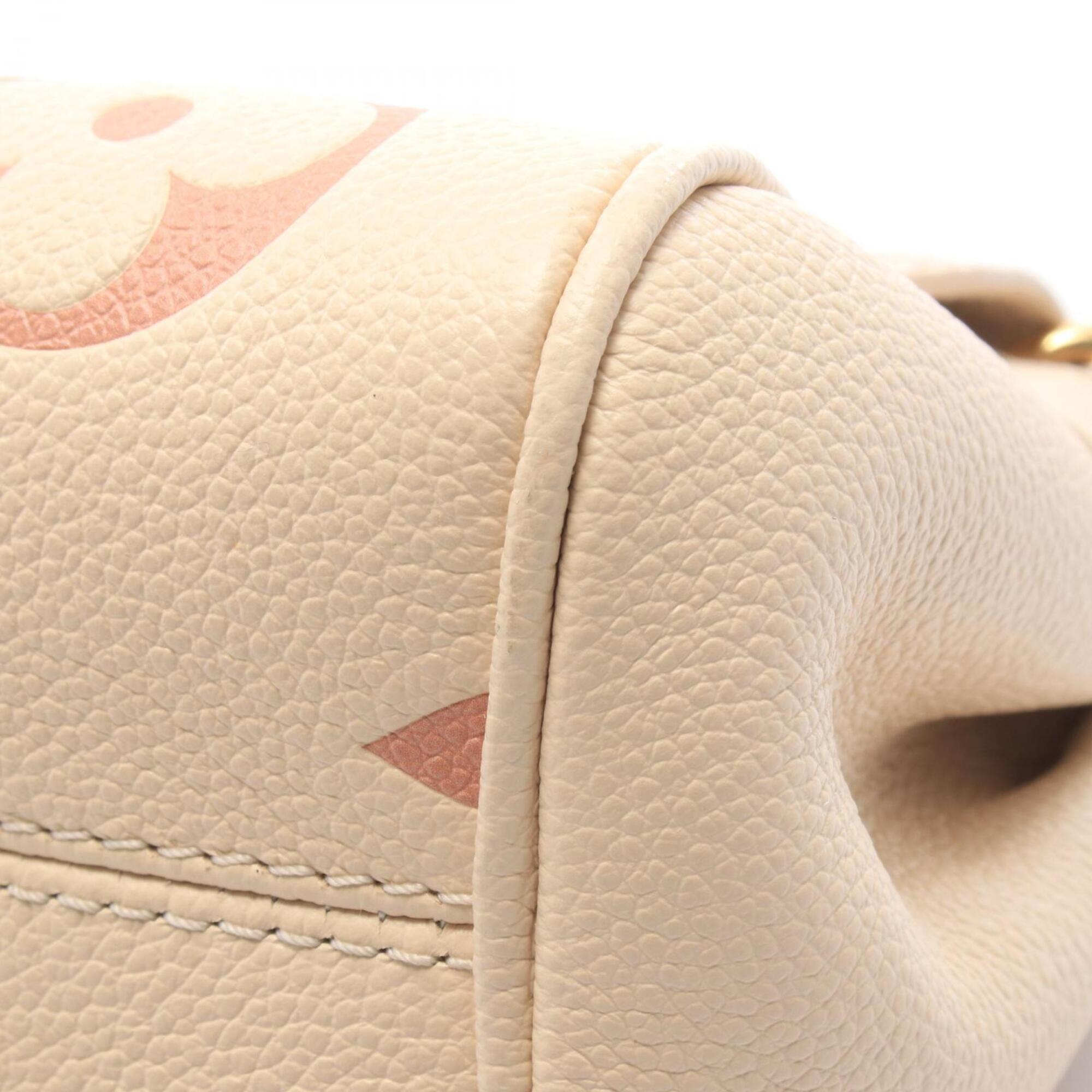Louis Vuitton Beige Pink Leather Handbag (Pre-Owned)