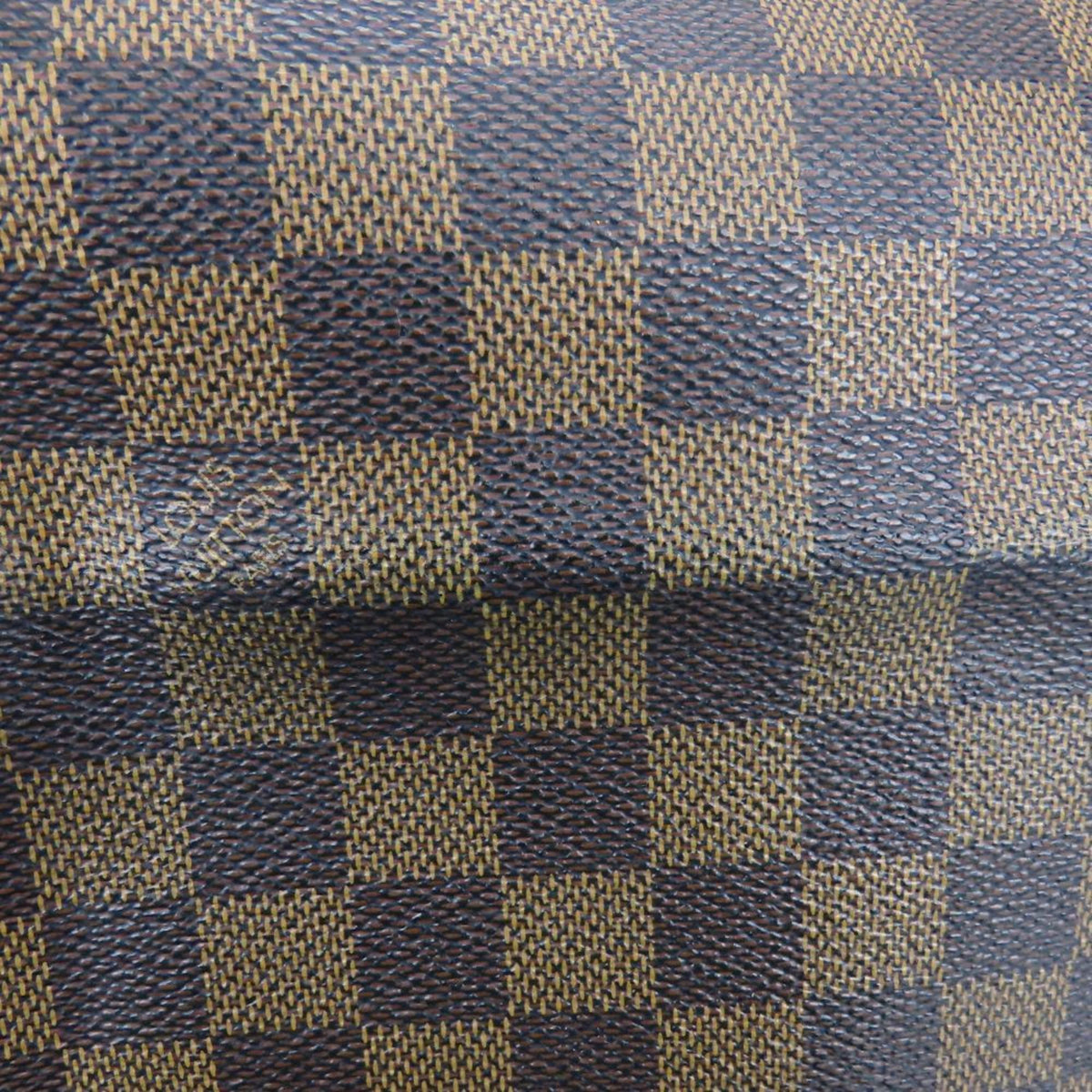 Louis Vuitton Brown Damier Canvas Ebene Damier Canvas Leather Shoulder Bag (Pre-Owned)