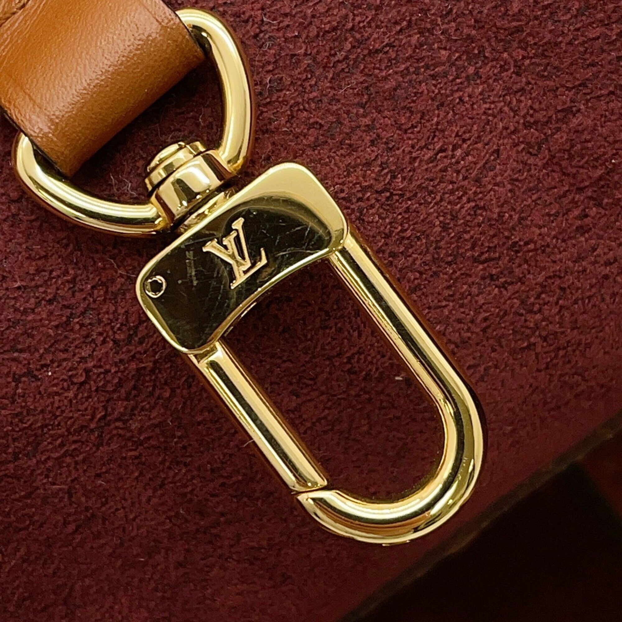 Louis Vuitton Bordeaux Monogram Jacquard Handbag Shoulder Bag Tote Bag (Pre-Owned)
