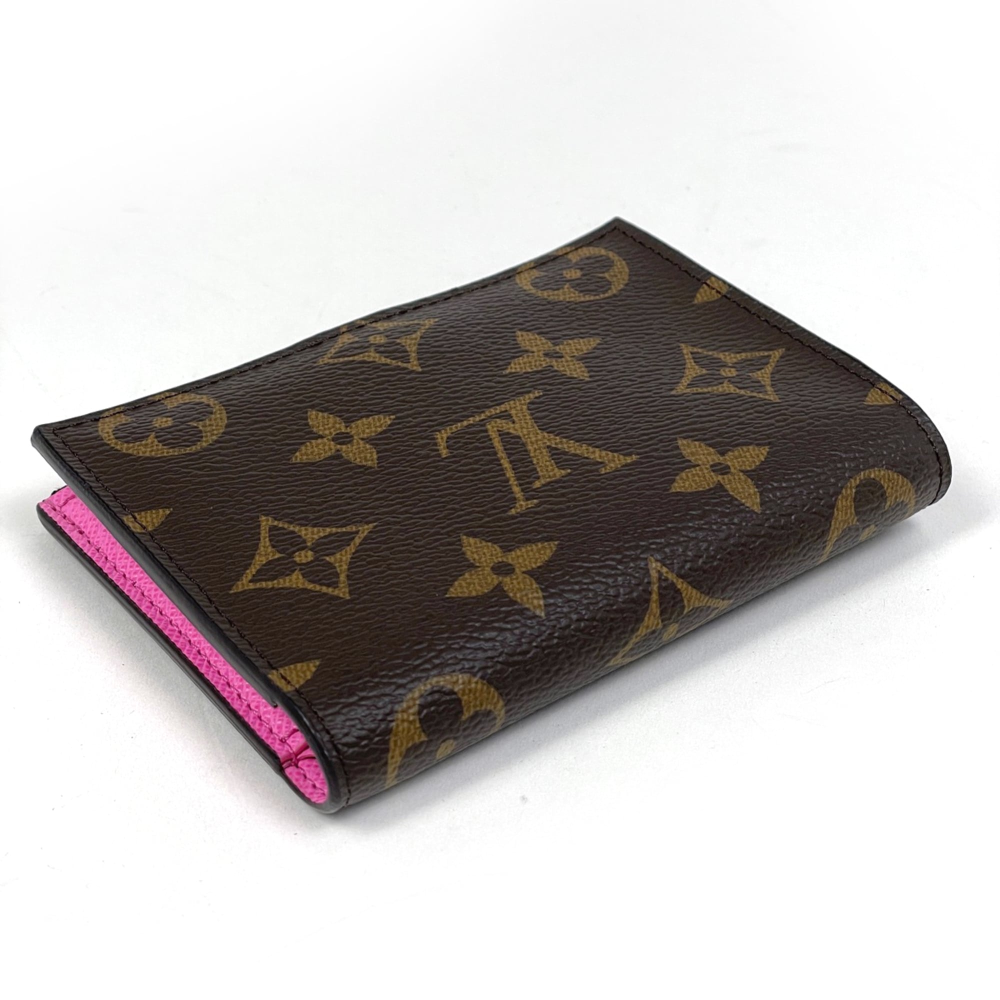 Louis Vuitton Brown Rose Monogram Wallet (Bi-Fold) (Pre-Owned)