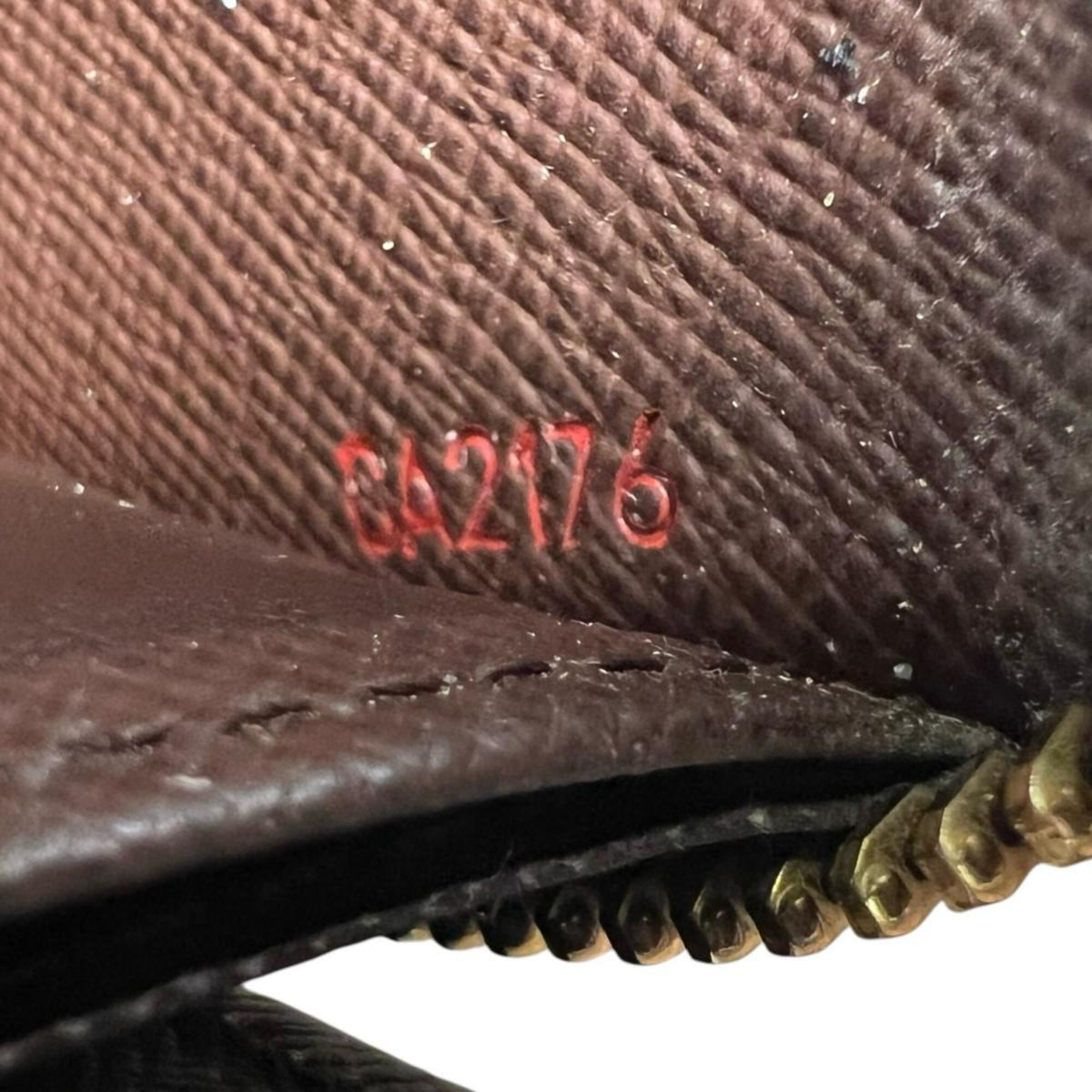 Louis Vuitton Brown Damier Canvas Long Wallet (Bi-Fold) (Pre-Owned)