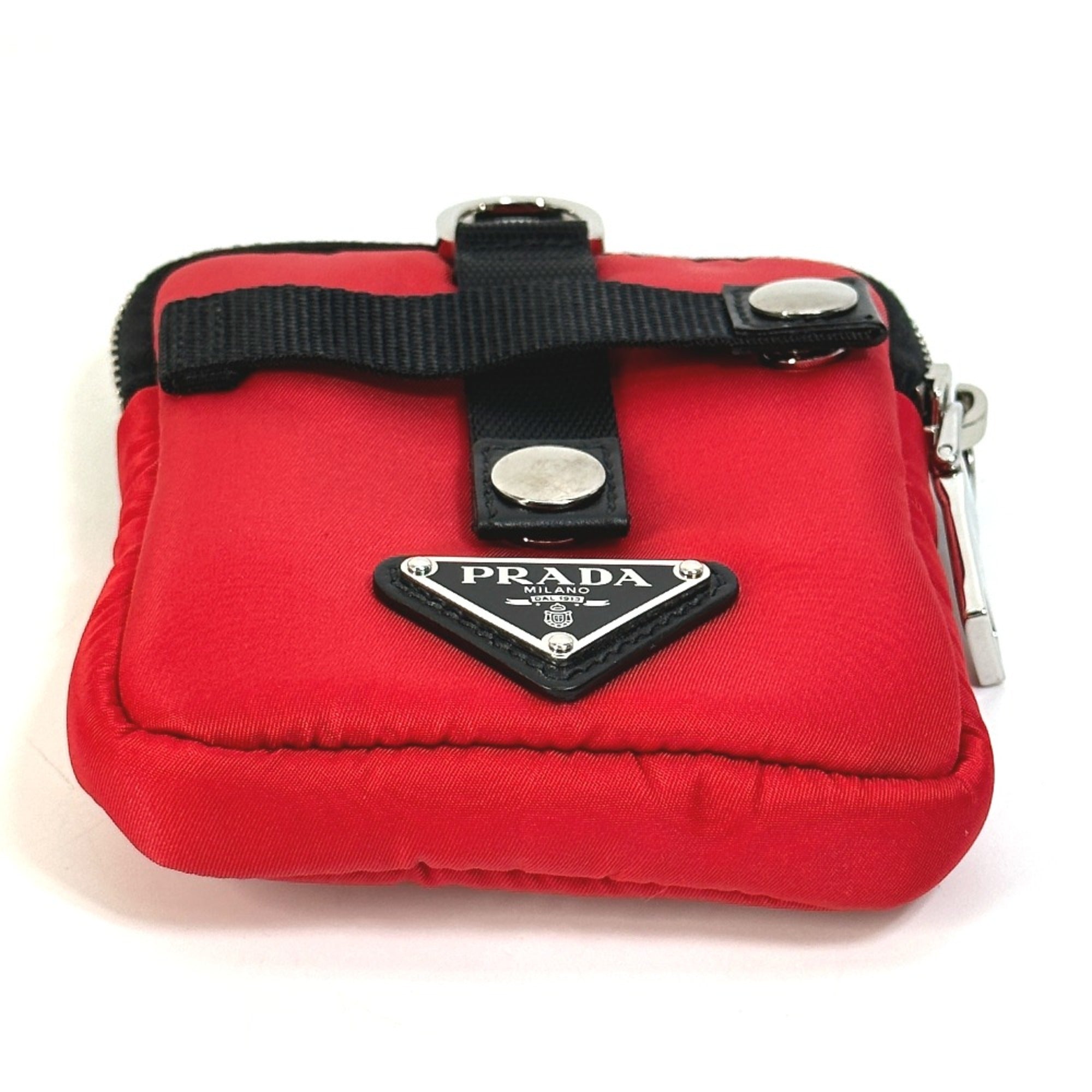 Prada Red Cloth Pouch (Pre-Owned)