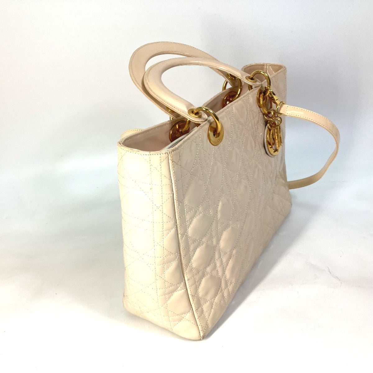 Christian Dior Beige Leather Handbag (Pre-Owned)