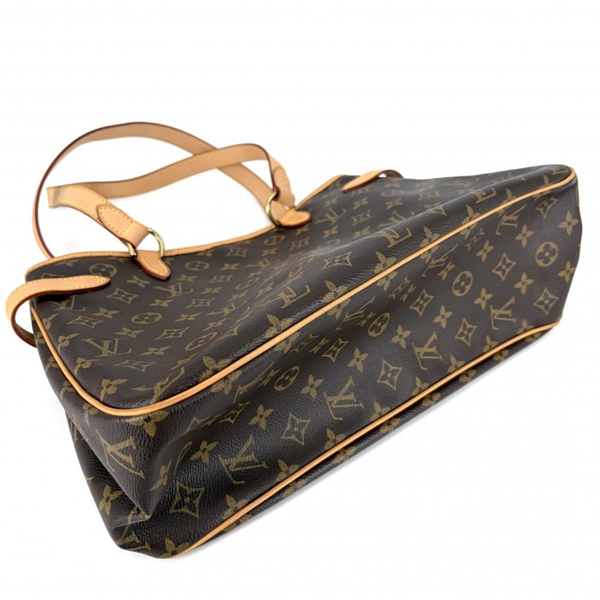 Louis Vuitton Brown Monogram Canvas Handbag Tote Bag (Pre-Owned)