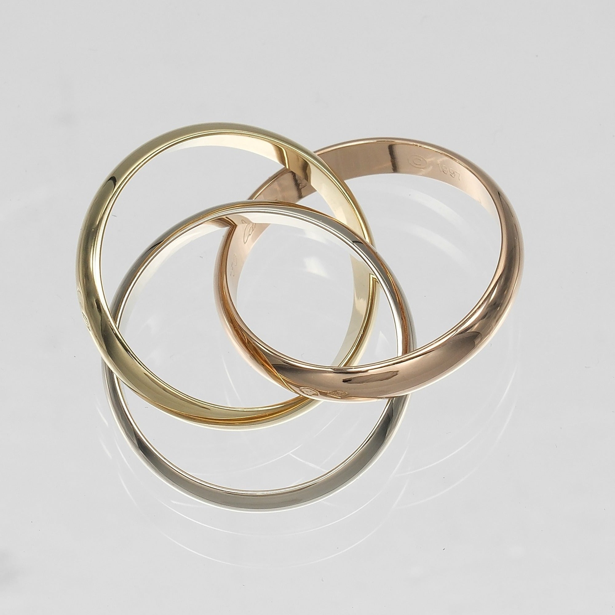Cartier Yellow Gold (18K) Pink Gold (18K) White Gold (18K) Band Ring (Pre-Owned)