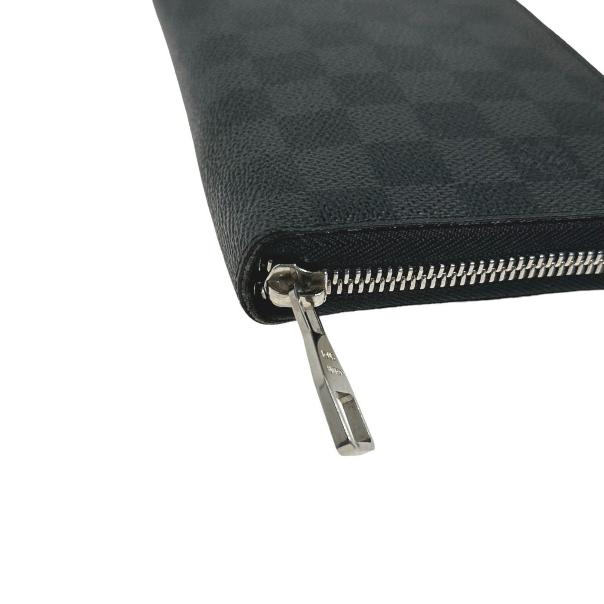 Louis Vuitton Black Damier Graphite Long Wallet (Bi-Fold) (Pre-Owned)