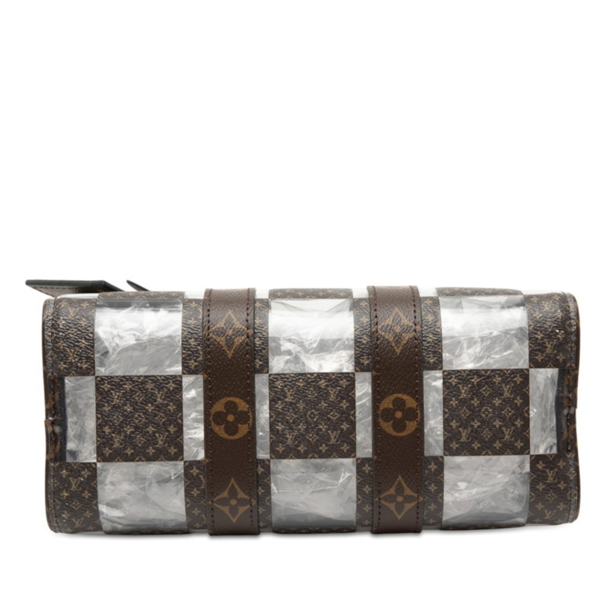 Louis Vuitton Brown Clear Pvc Vinyl Handbag Shoulder Bag (Pre-Owned)