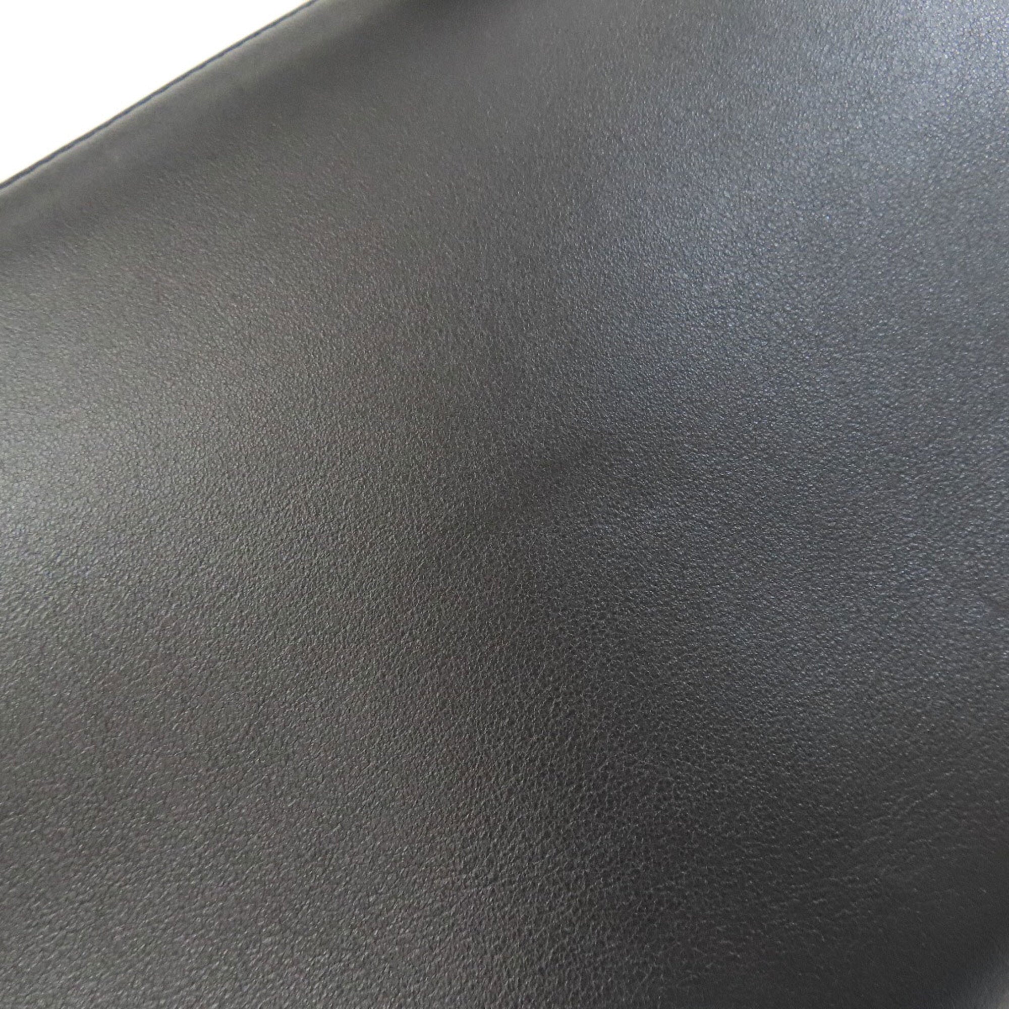 Fendi Black Brown Leather Handbag (Pre-Owned)