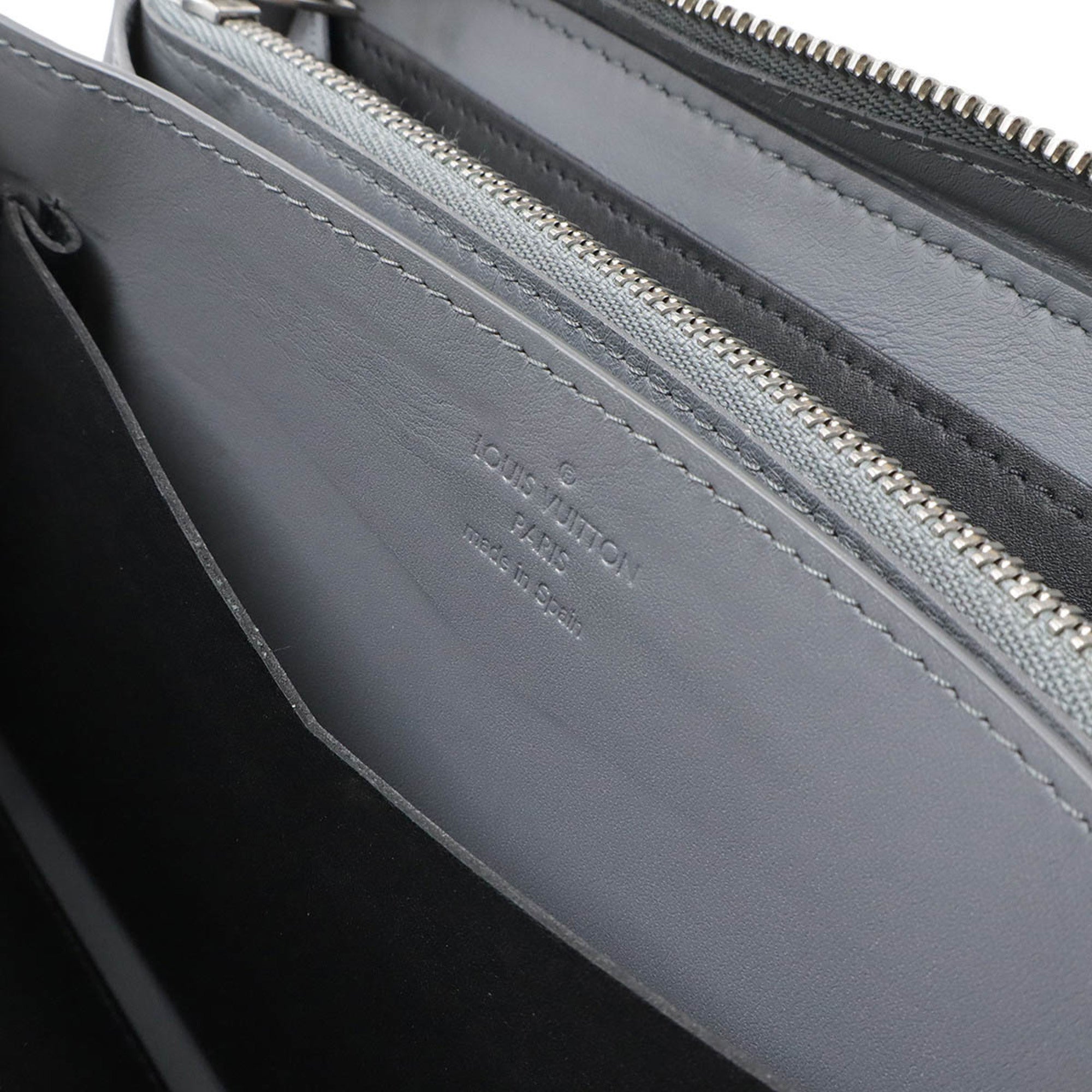 Louis Vuitton Damier Infini Gray Damier Infini Long Wallet (Bi-Fold) (Pre-Owned)