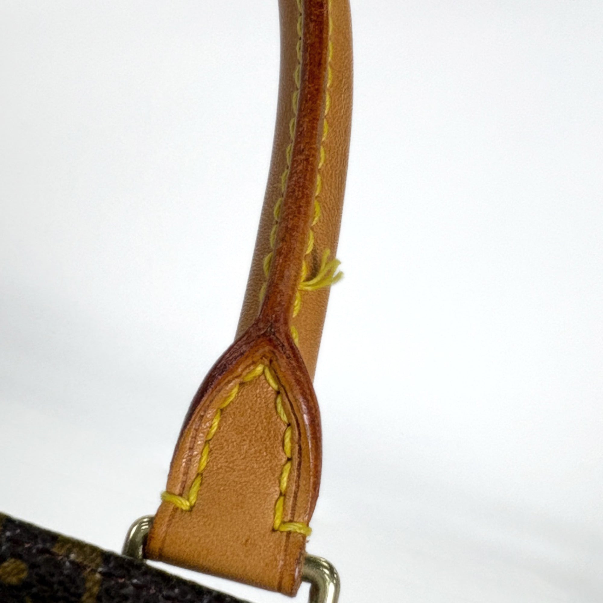Louis Vuitton Brown Monogram Handbag Tote Bag (Pre-Owned)